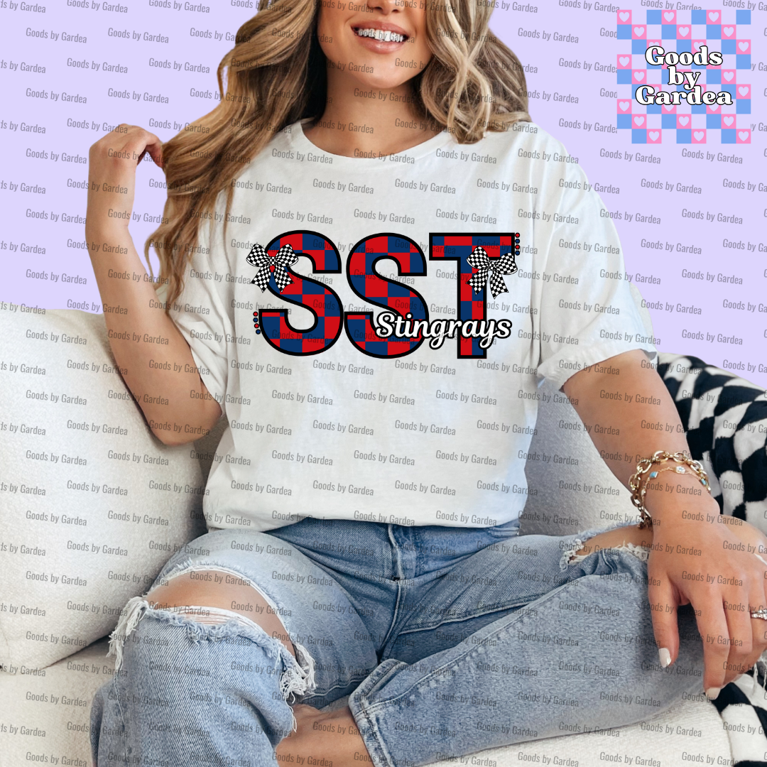 Checkered SST Stingrays Shirt
