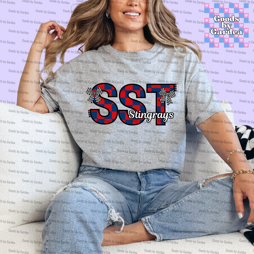 Checkered SST Stingrays Shirt