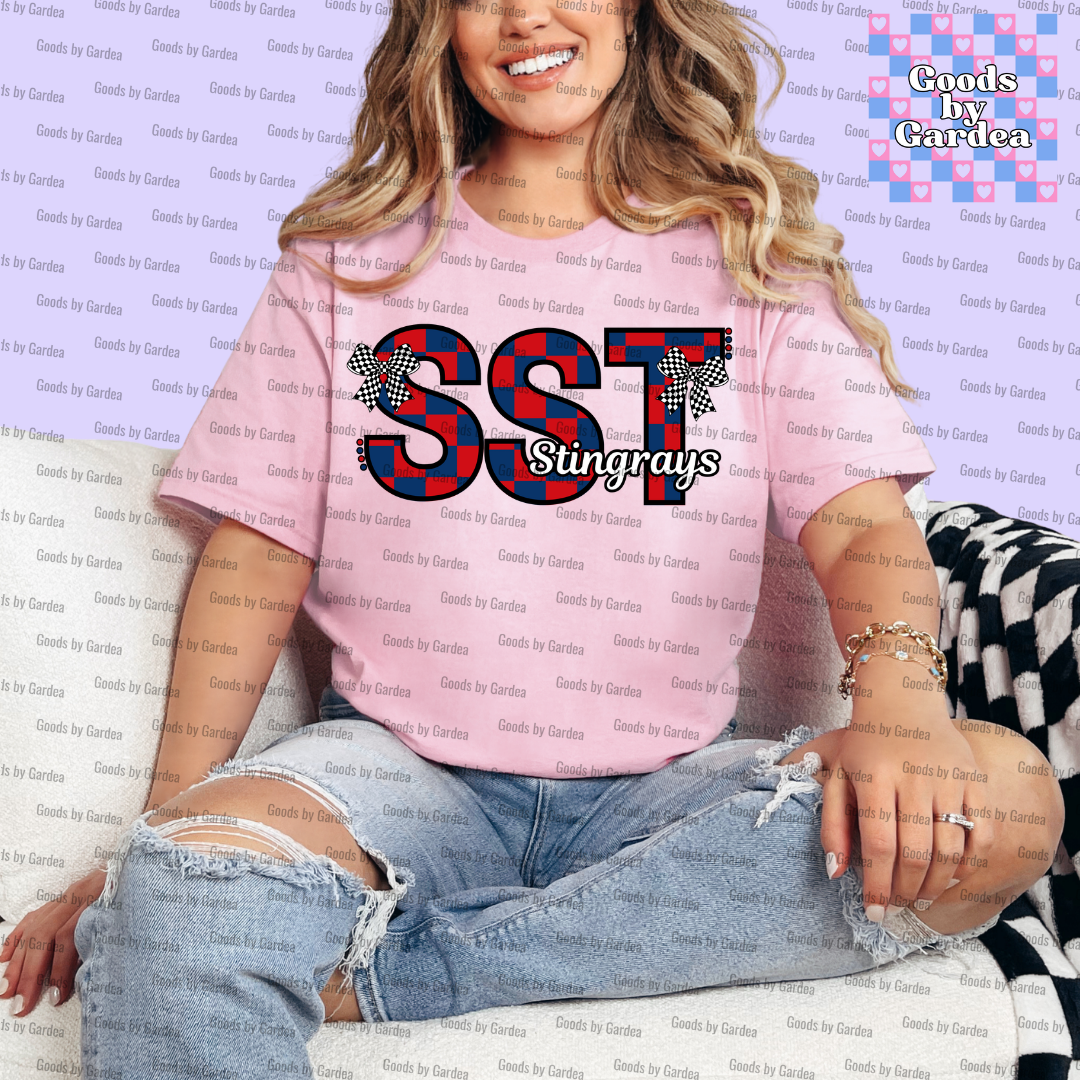 Checkered SST Stingrays Shirt