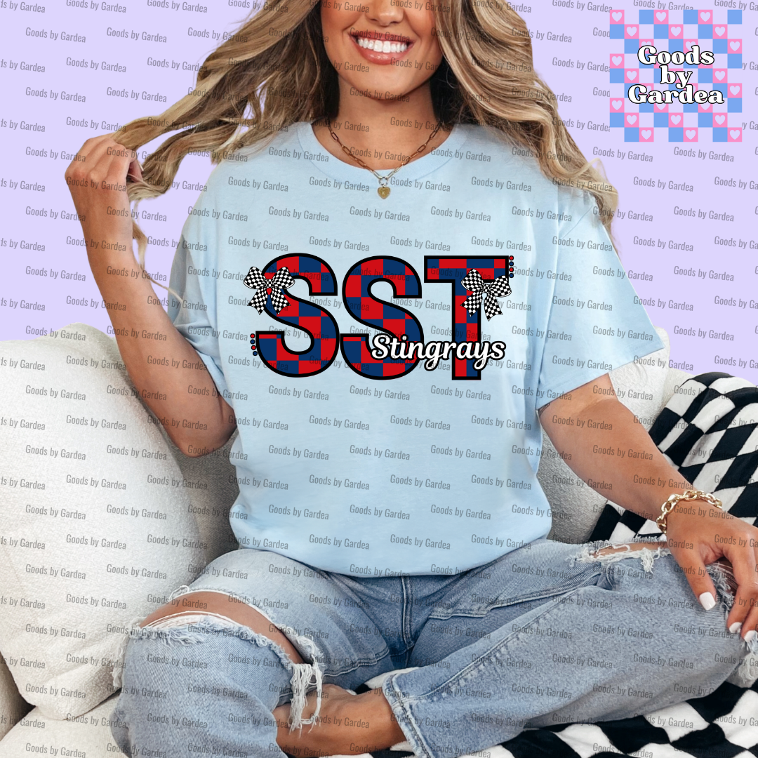 Checkered SST Stingrays Shirt