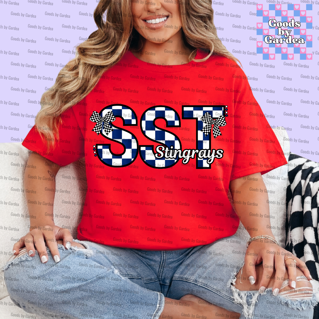 Checkered SST Stingrays Shirt