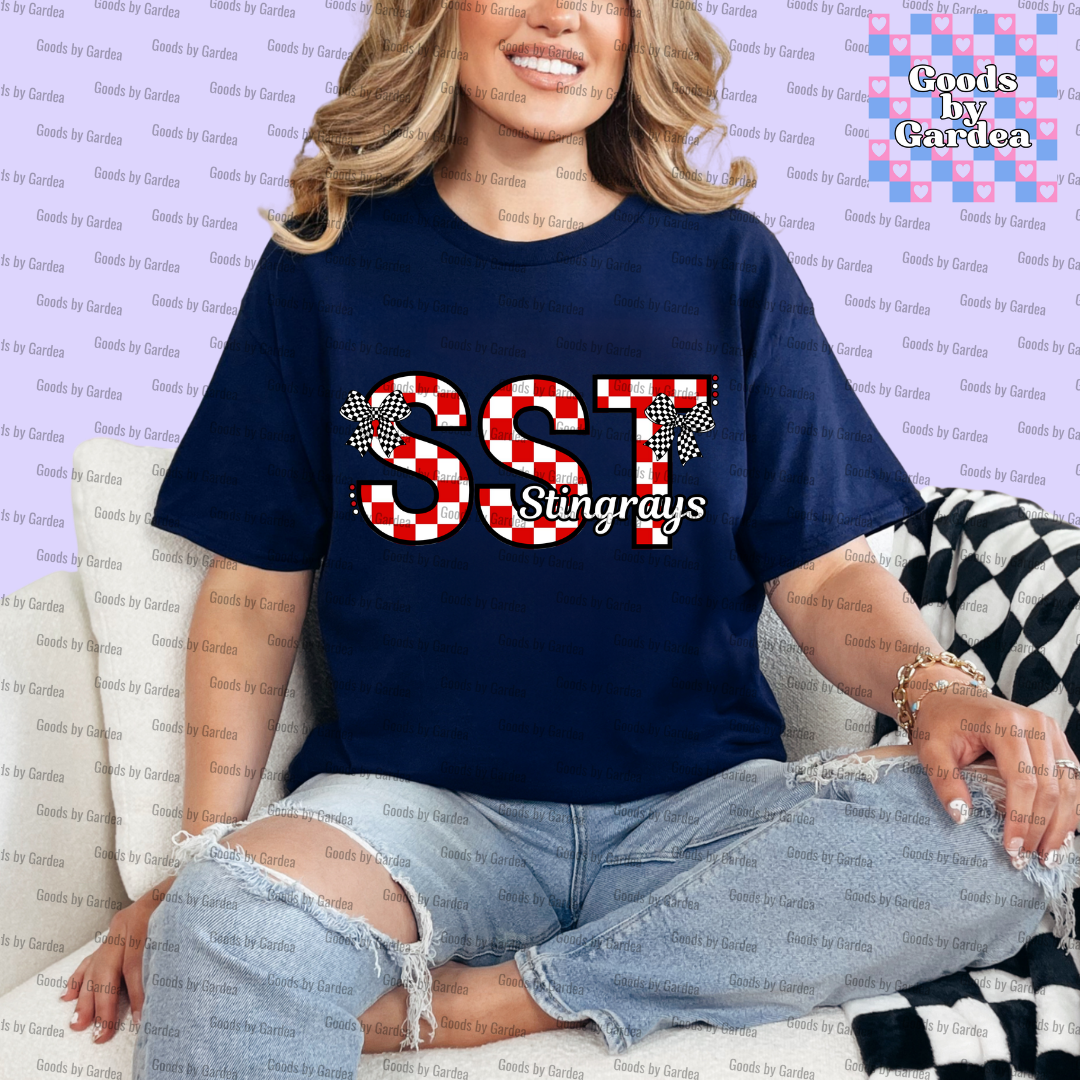 Checkered SST Stingrays Shirt