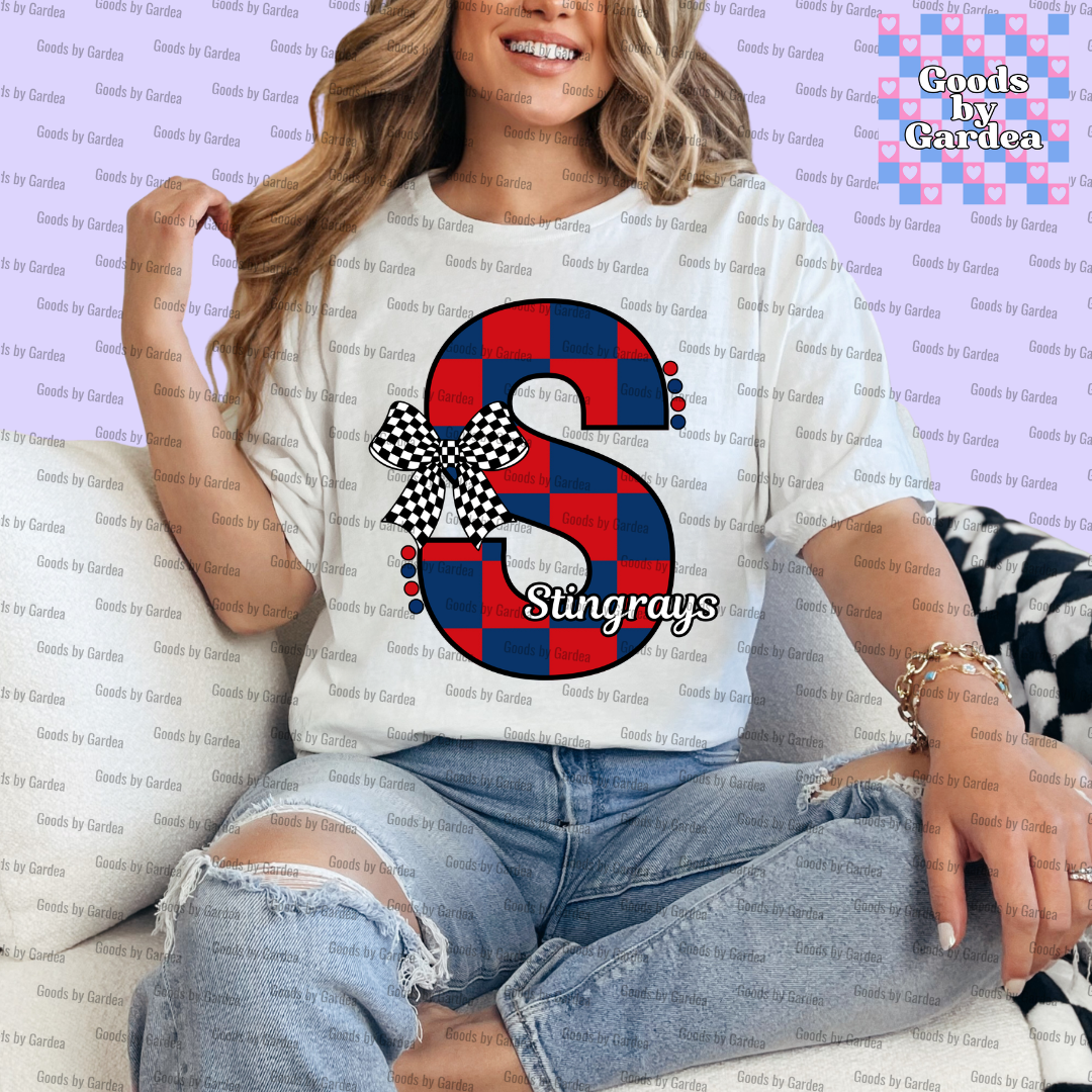 Checkered S Stingrays Shirt