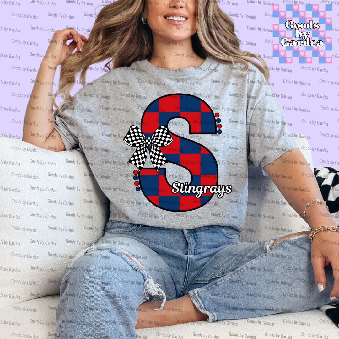 Checkered S Stingrays Shirt