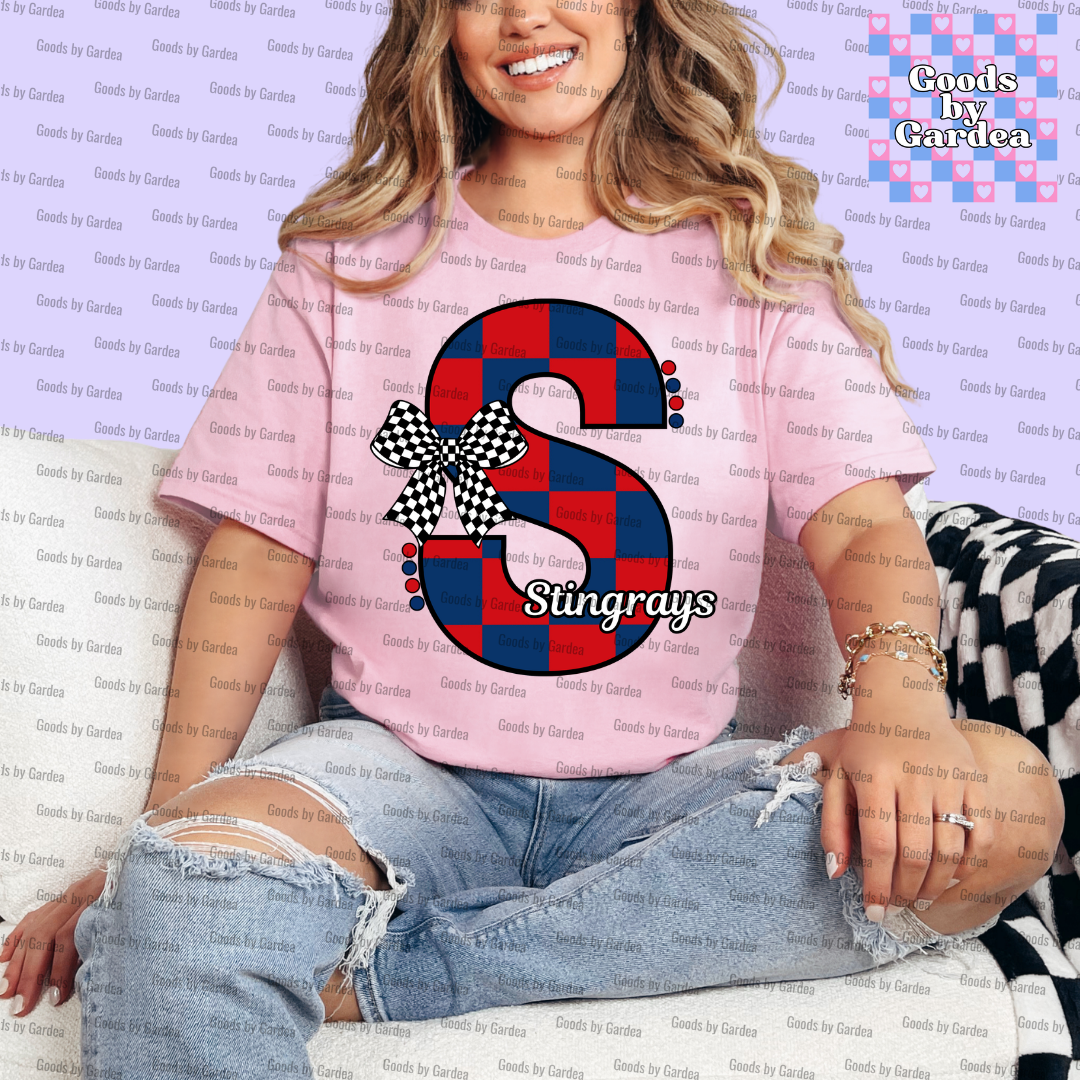Checkered S Stingrays Shirt