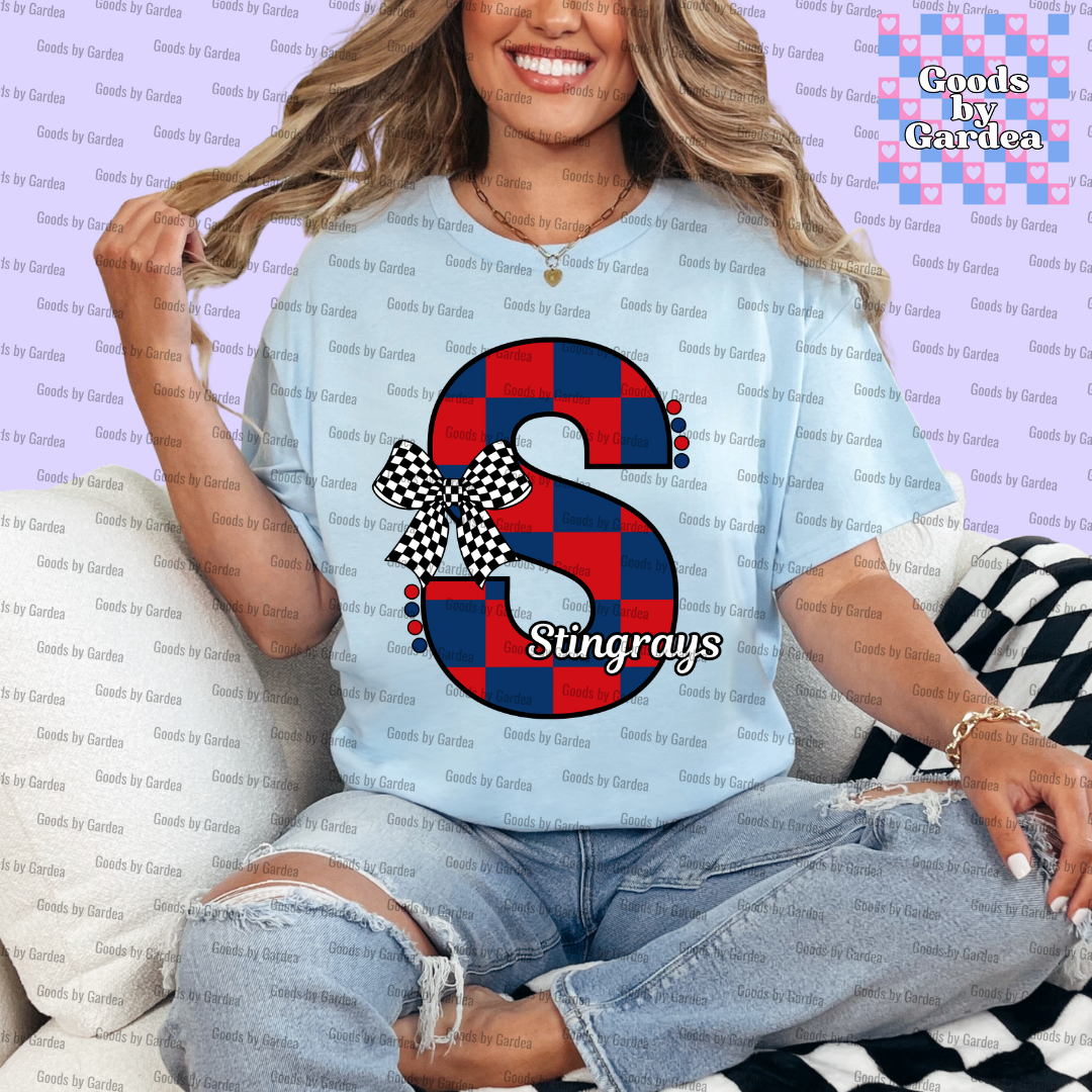 Checkered S Stingrays Shirt