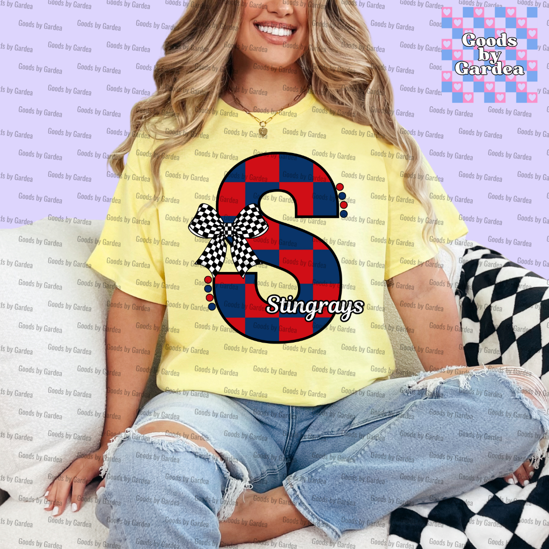 Checkered S Stingrays Shirt