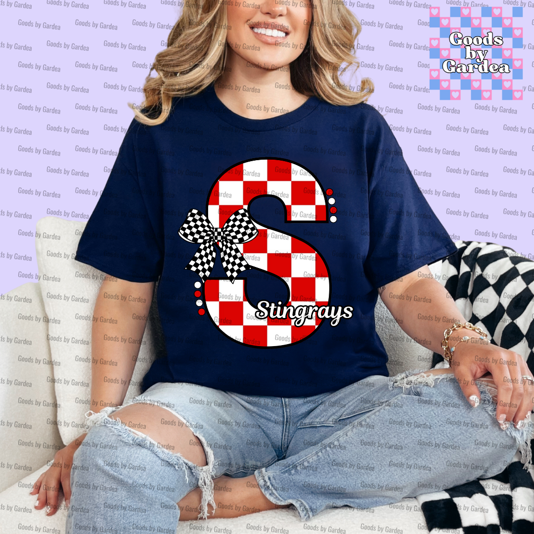 Checkered S Stingrays Shirt