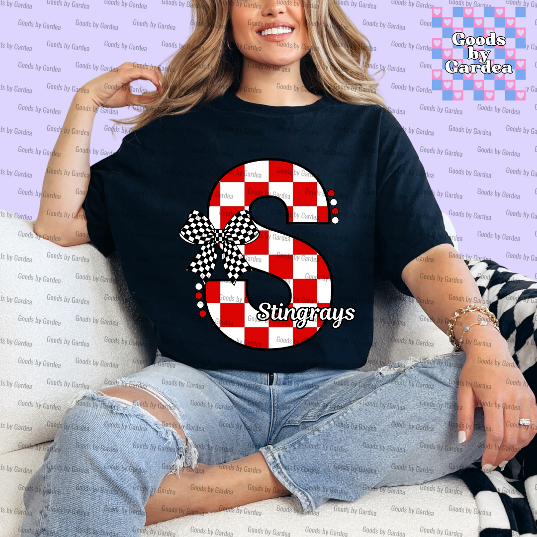 Checkered S Stingrays Shirt