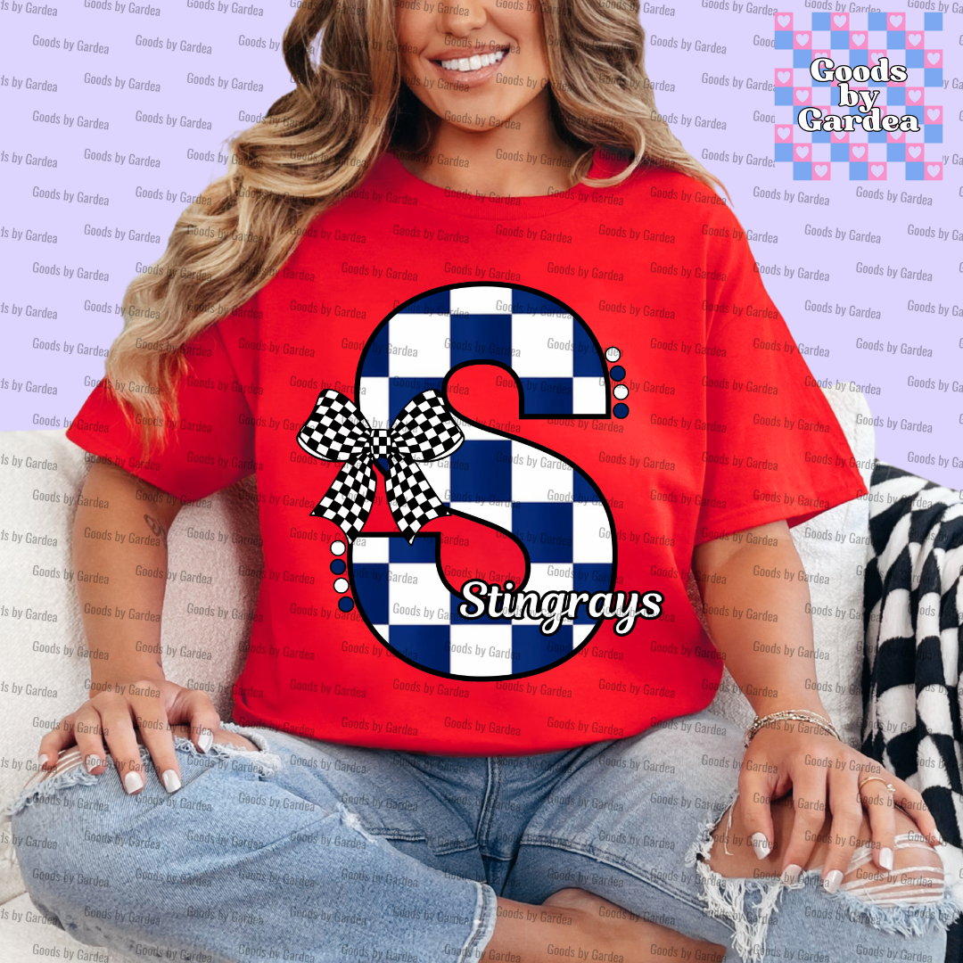 Checkered S Stingrays Shirt