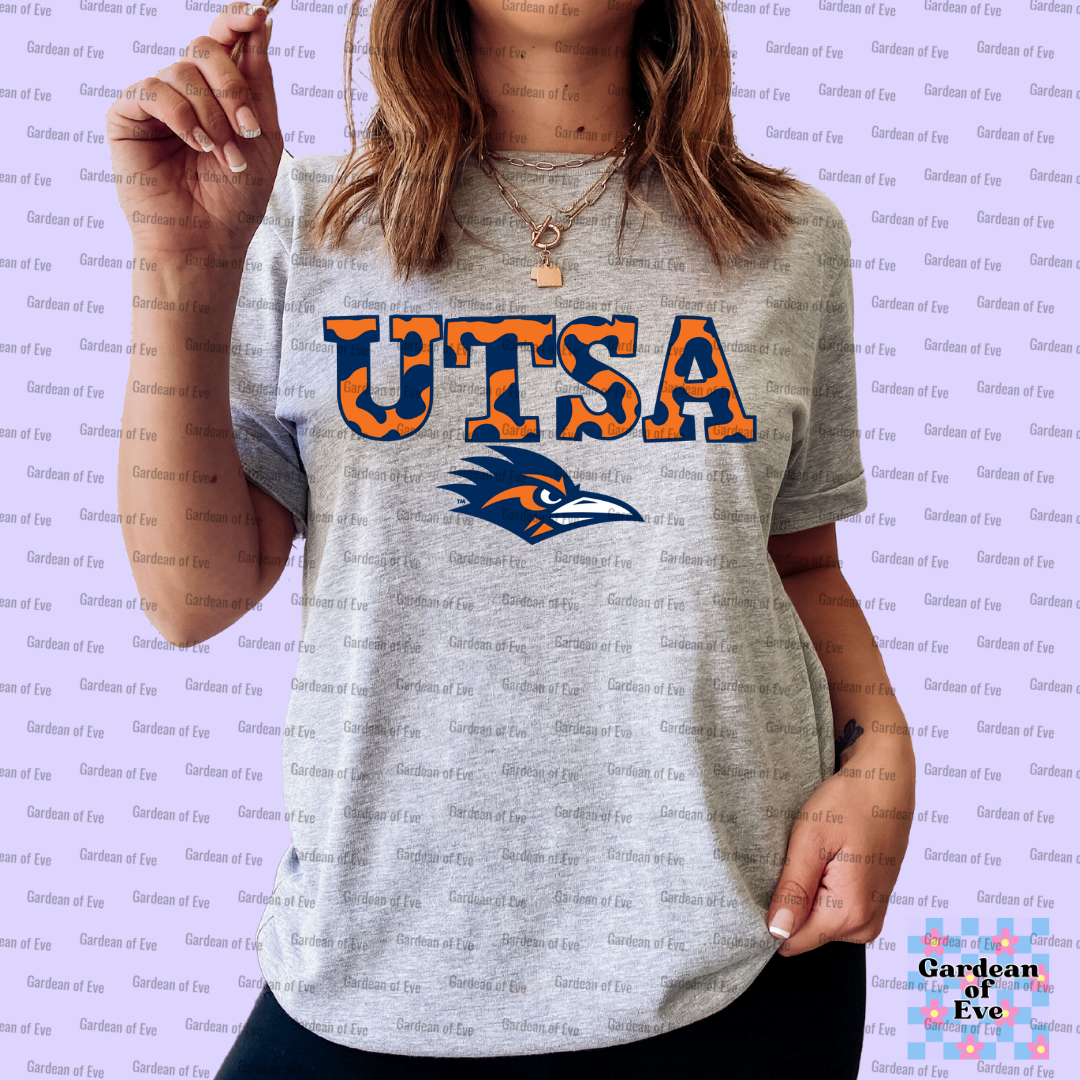 Cow Print UTSA Shirt