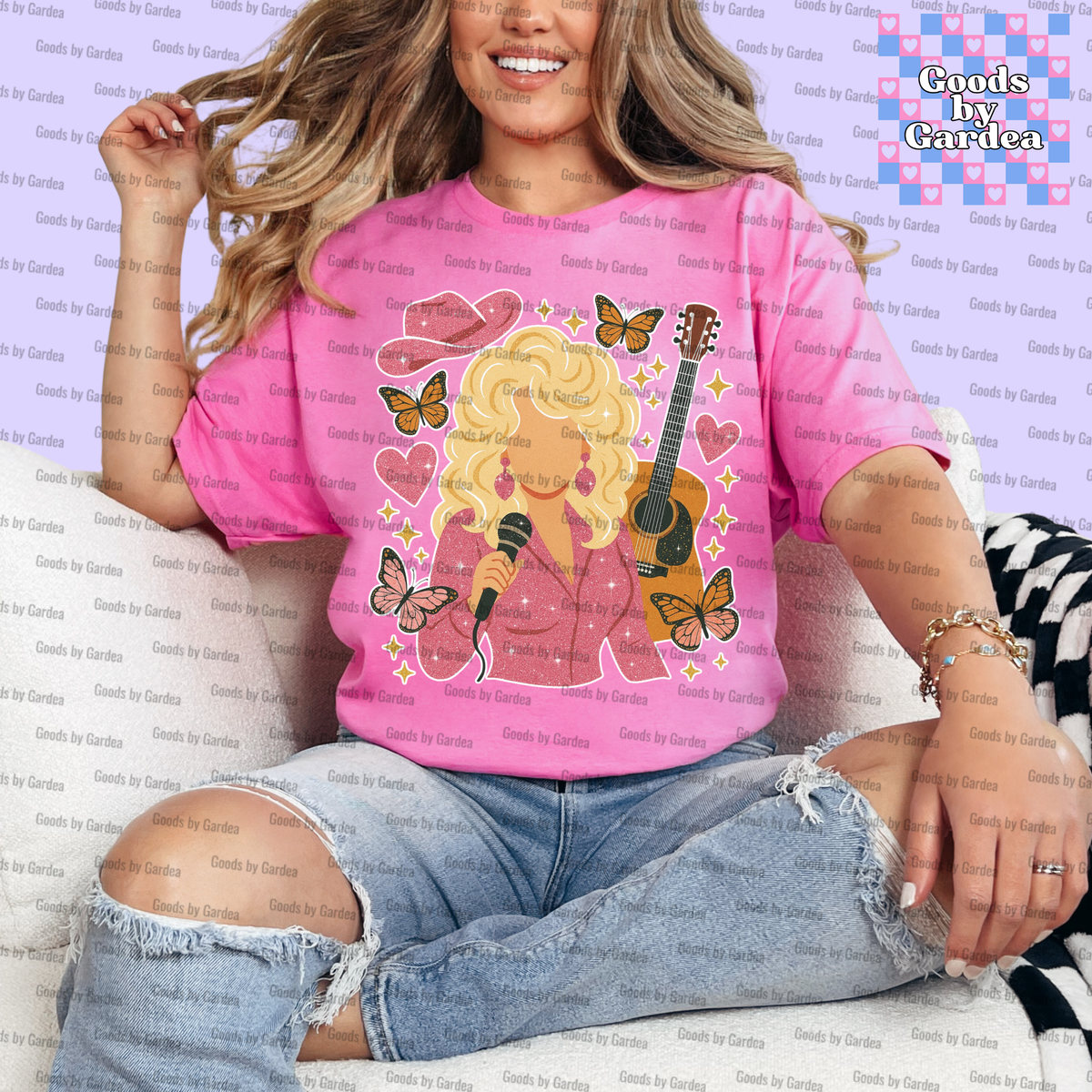 Dolly Parton Butterflies Shirt