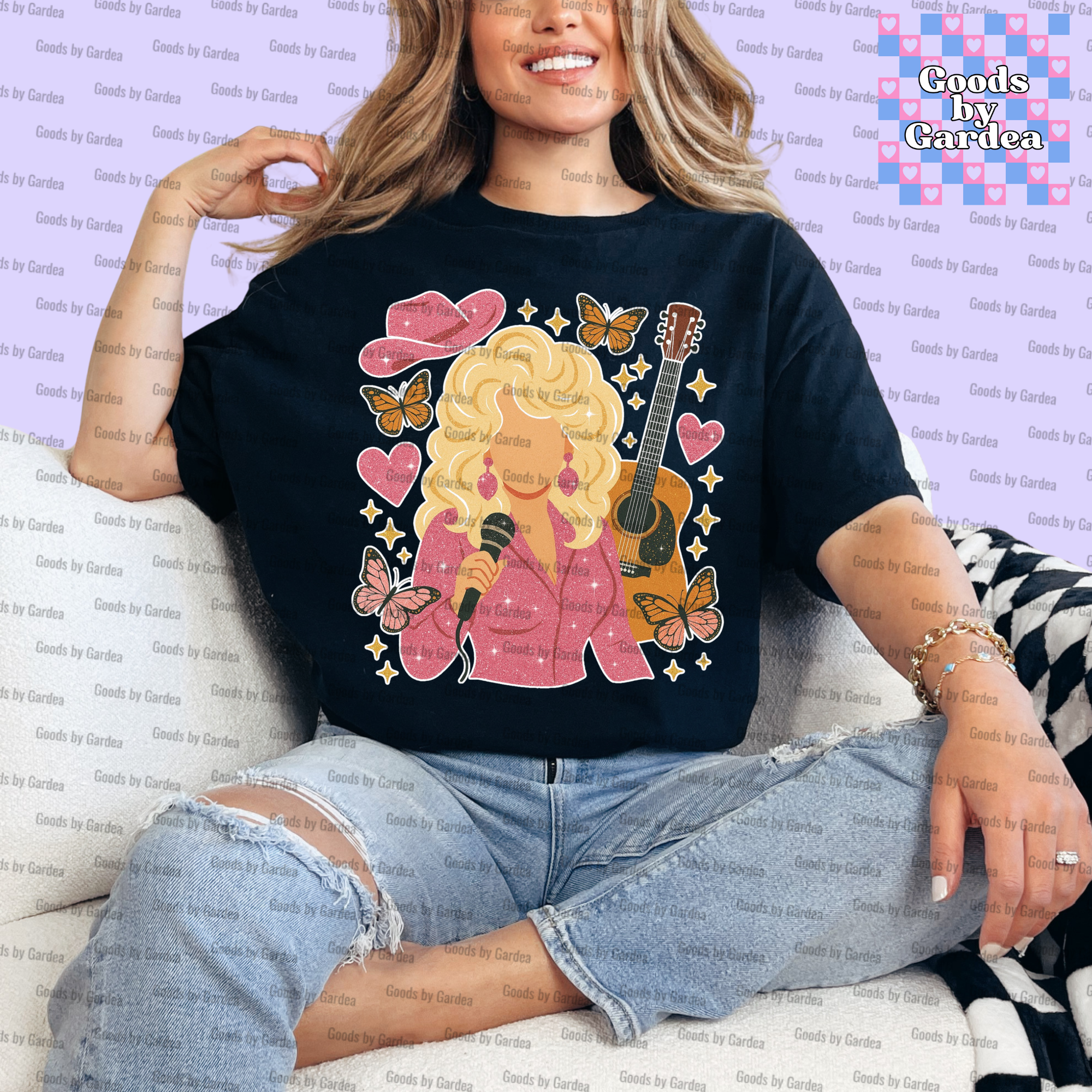 Dolly Parton Butterflies Shirt