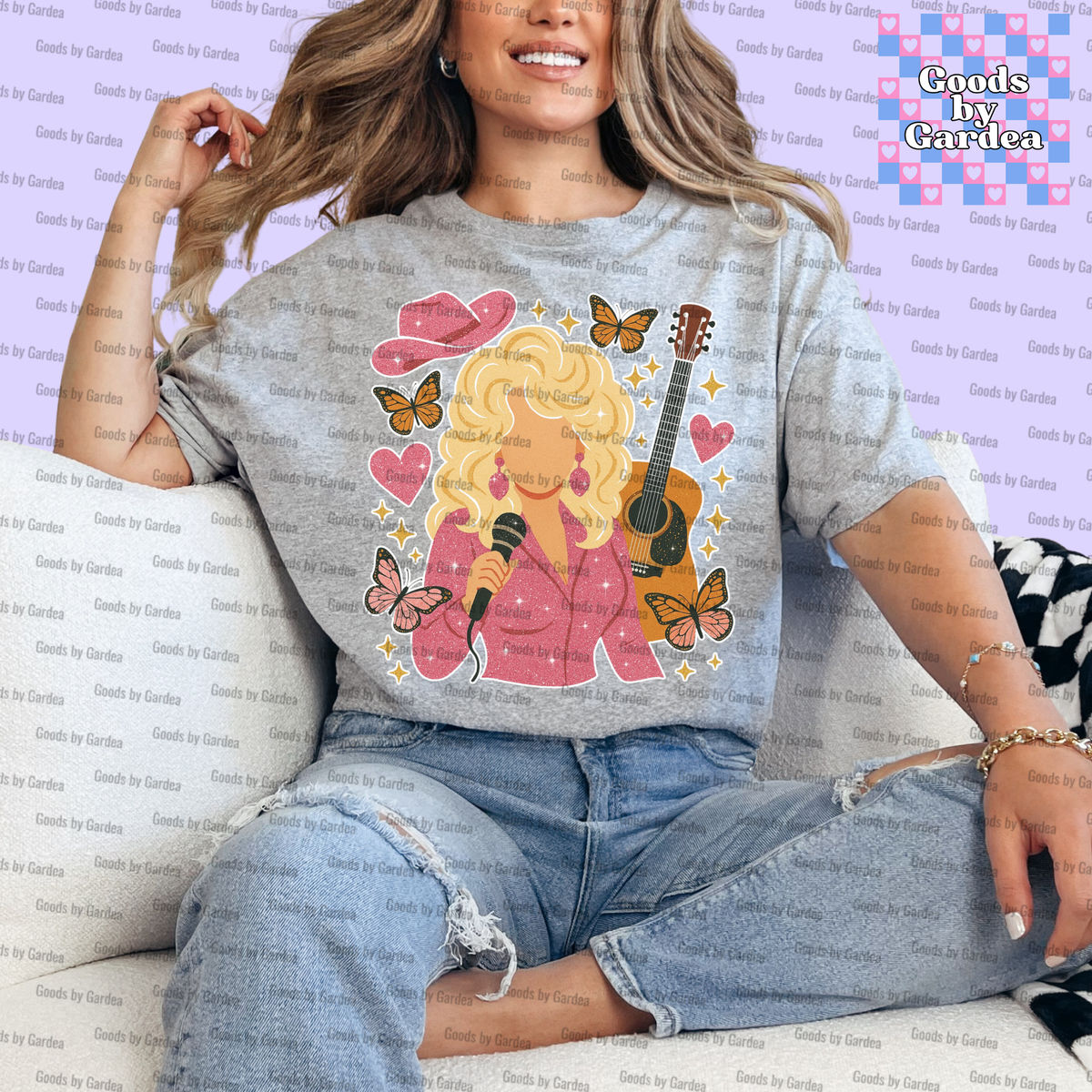 Dolly Parton Butterflies Shirt
