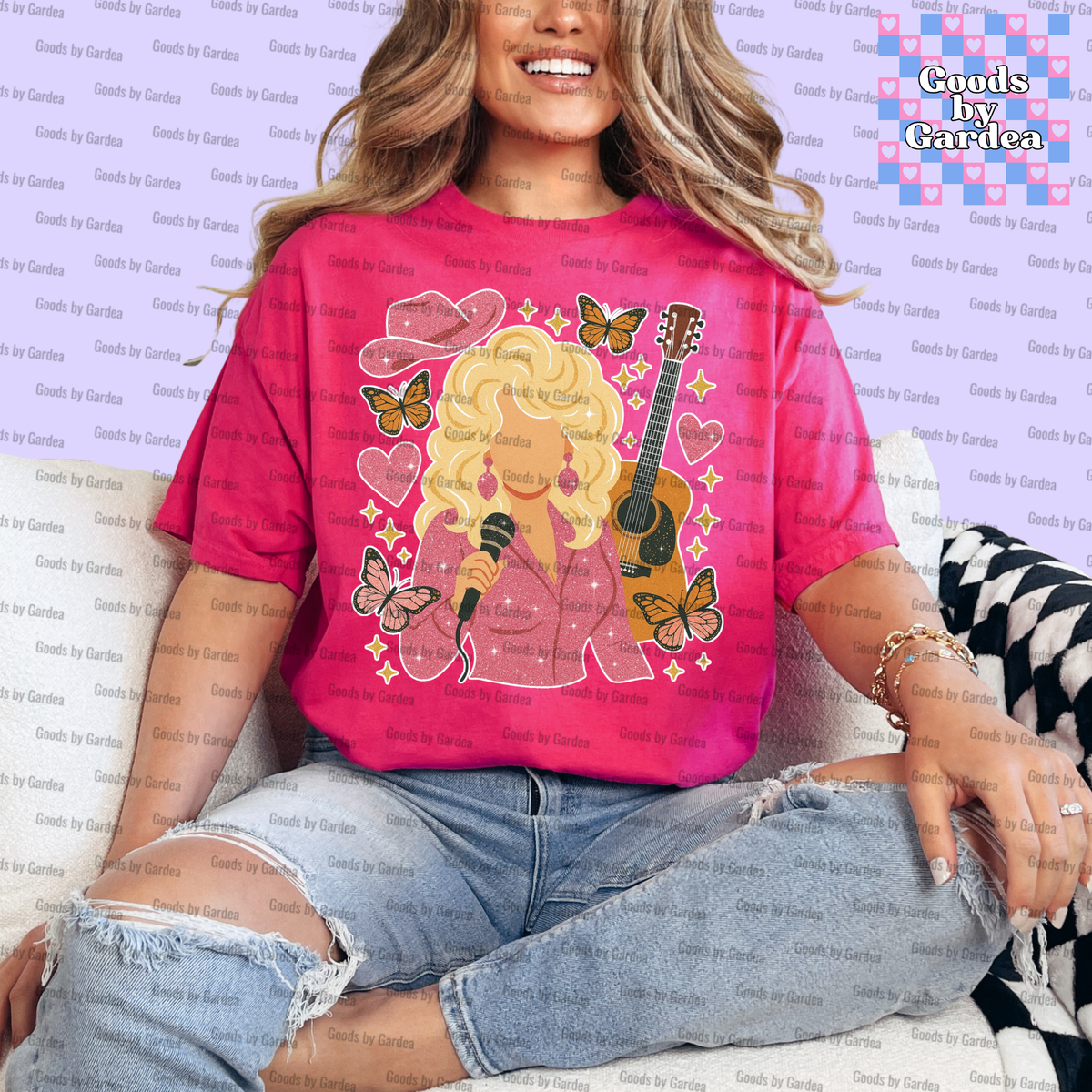 Dolly Parton Butterflies Shirt