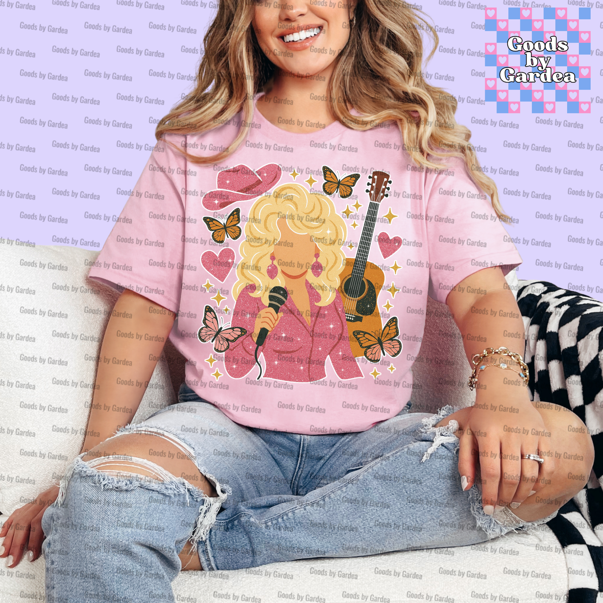 Dolly Parton Butterflies Shirt
