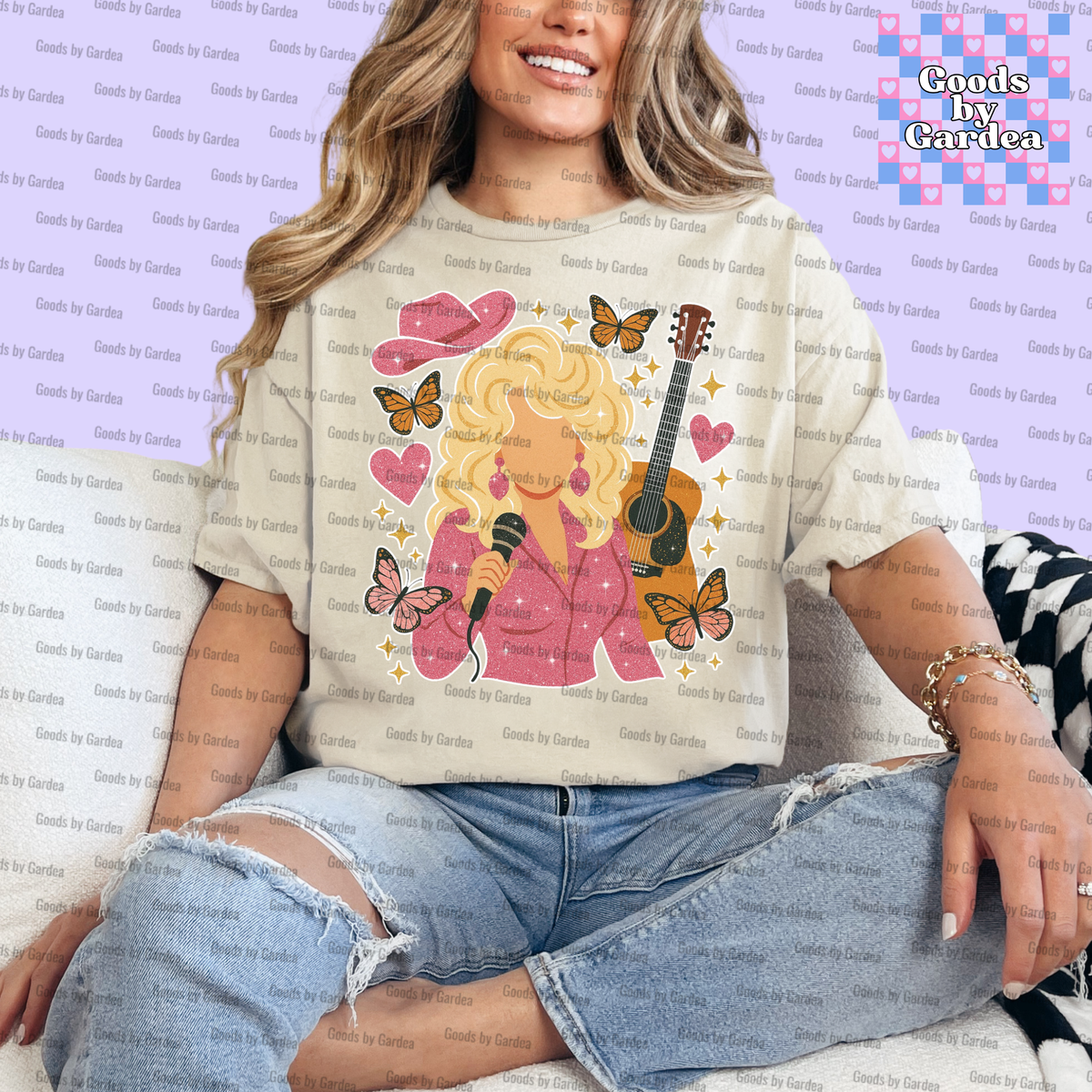 Dolly Parton Butterflies Shirt