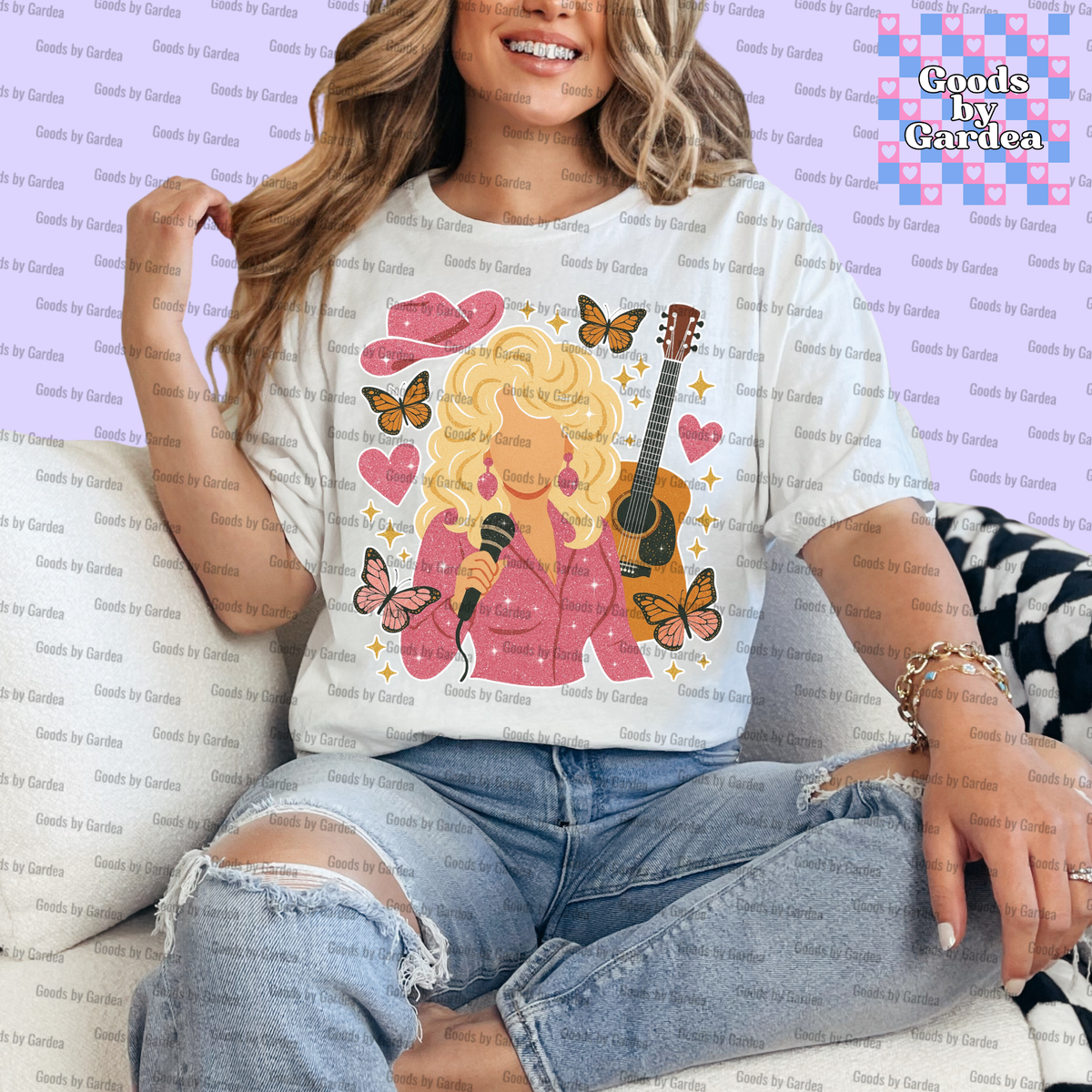 Dolly Parton Butterflies Shirt