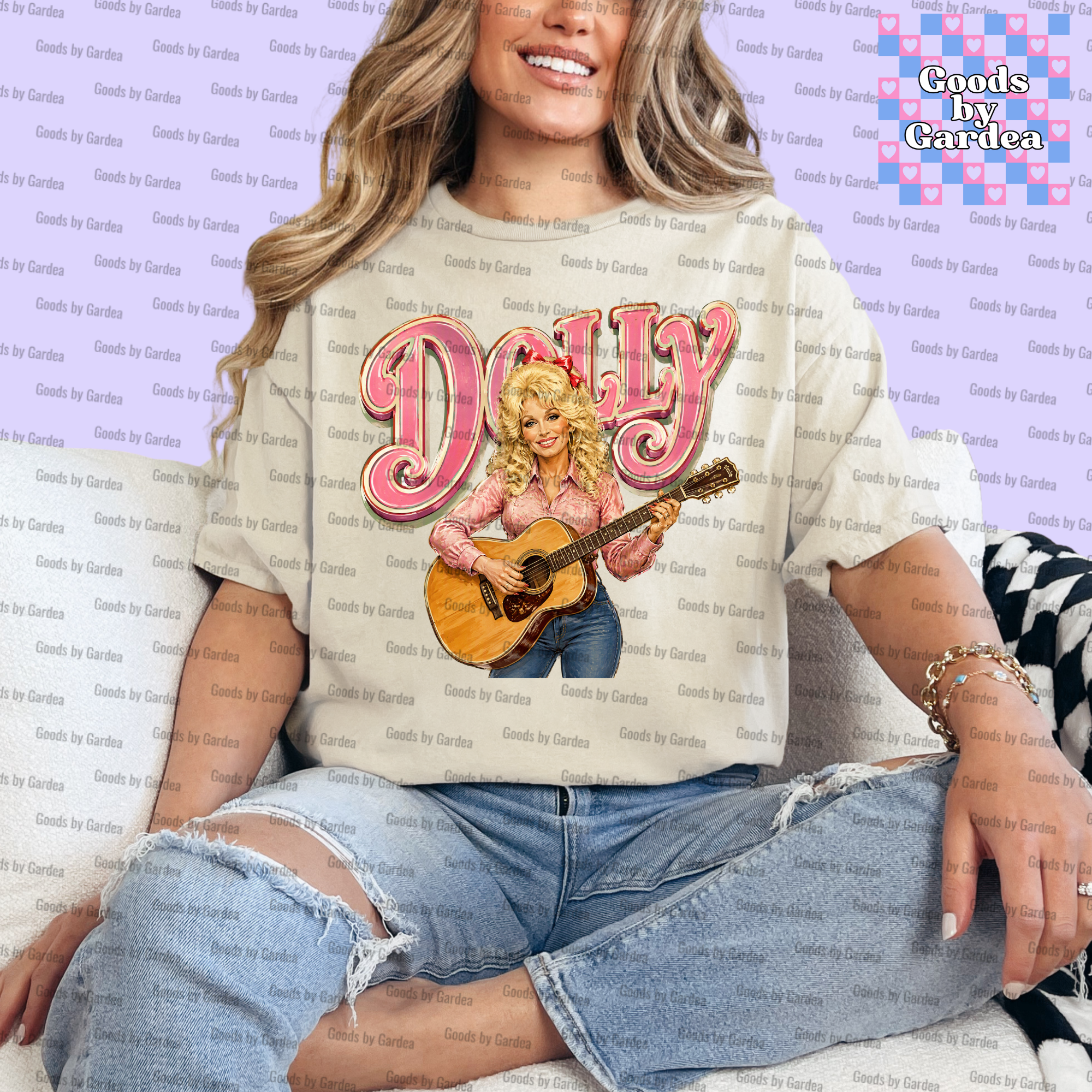 Dolly and her Guitar Shirt