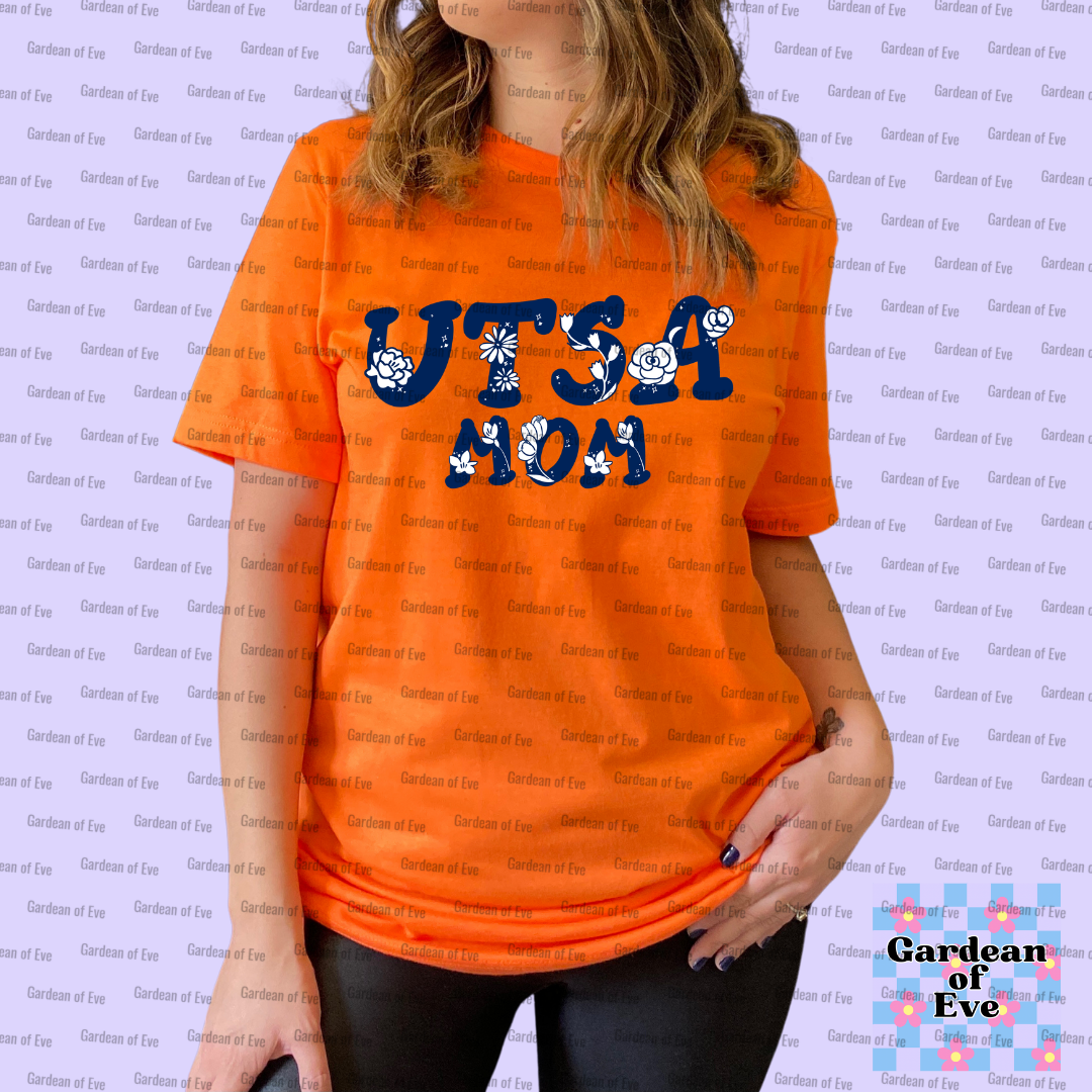 Floral UTSA Mom Shirt