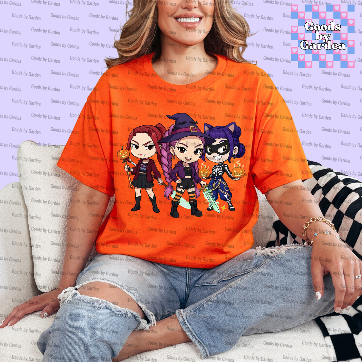Cartoon Halloween Huntrix Shirt