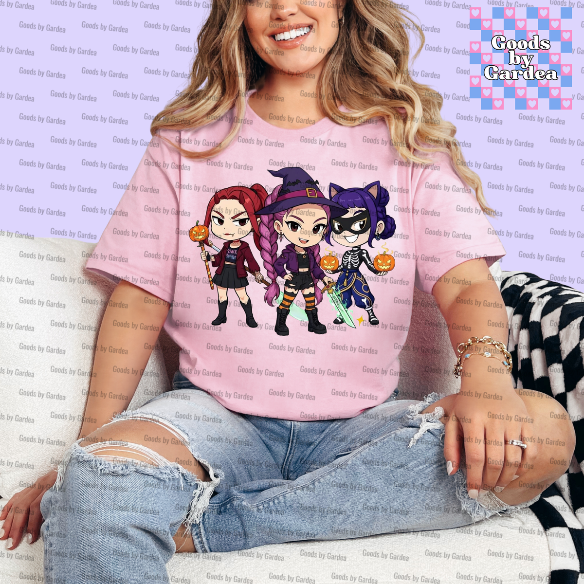 Cartoon Halloween Huntrix Shirt