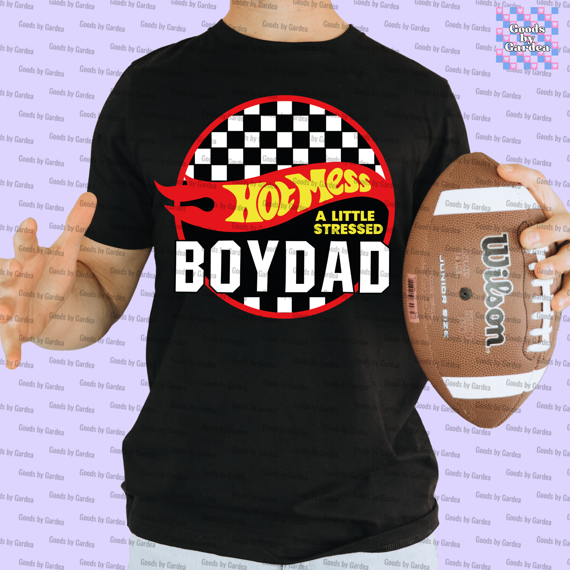 Hot Mess Boy Dad Shirt