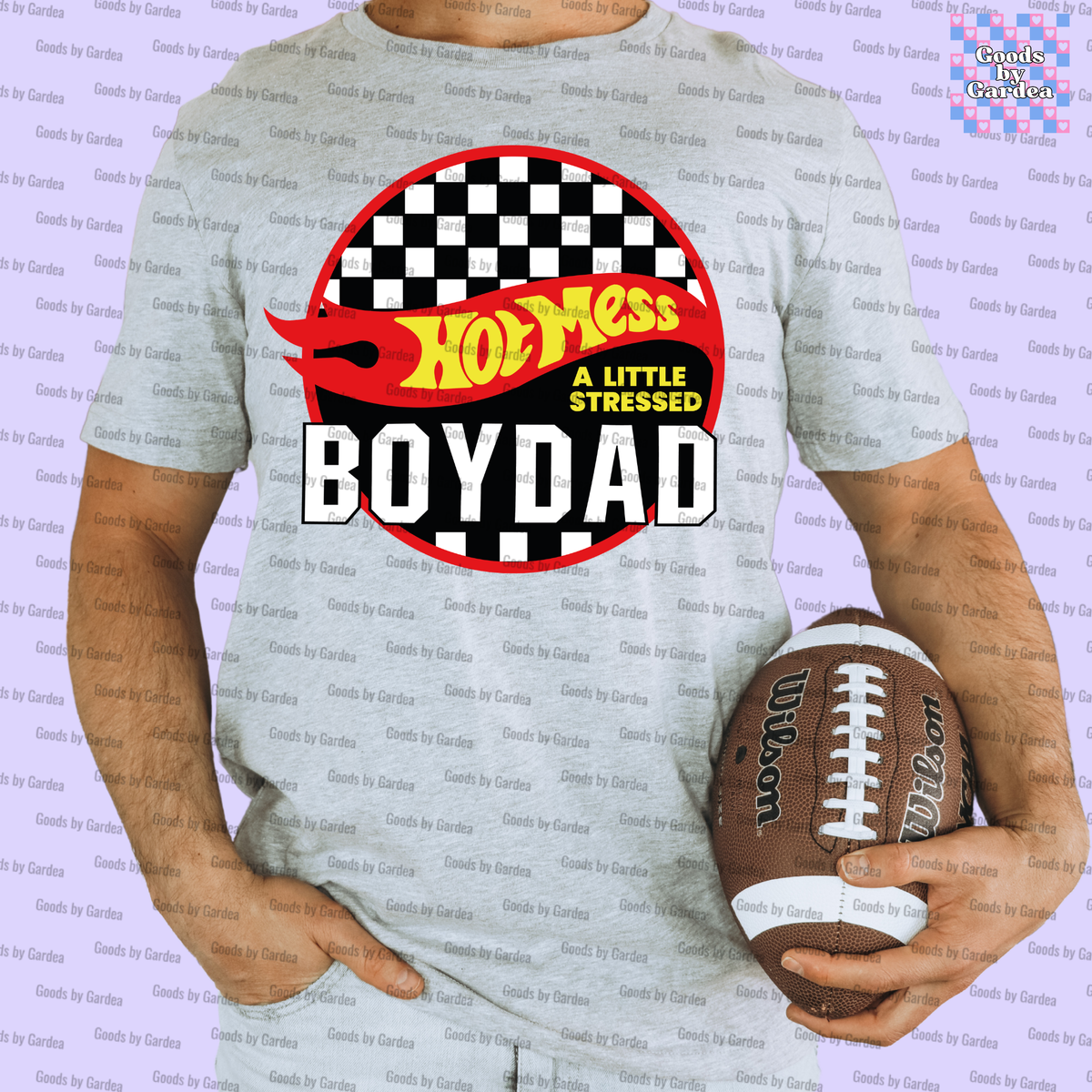Hot Mess Boy Dad Shirt