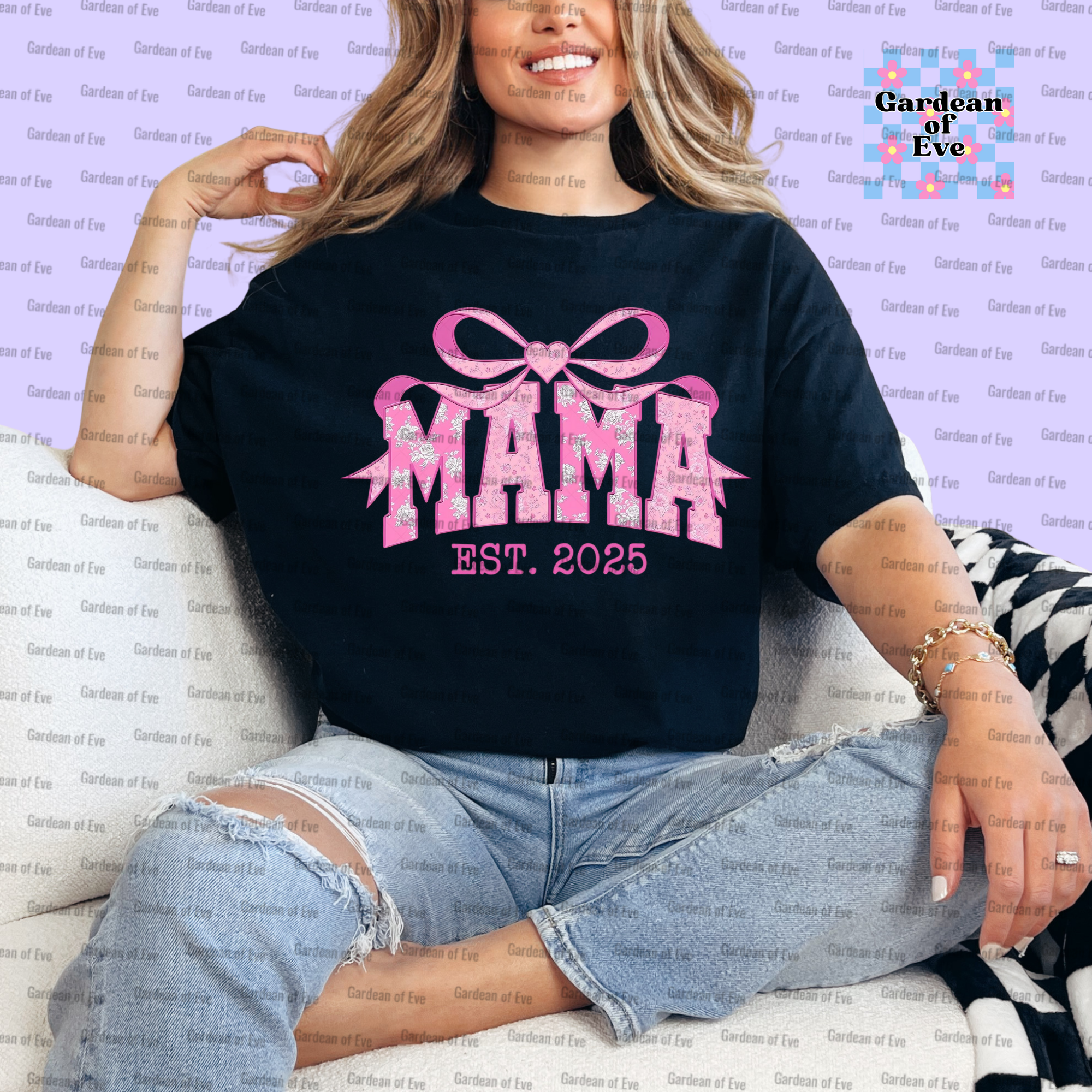 Pink Bow Mama Shirt