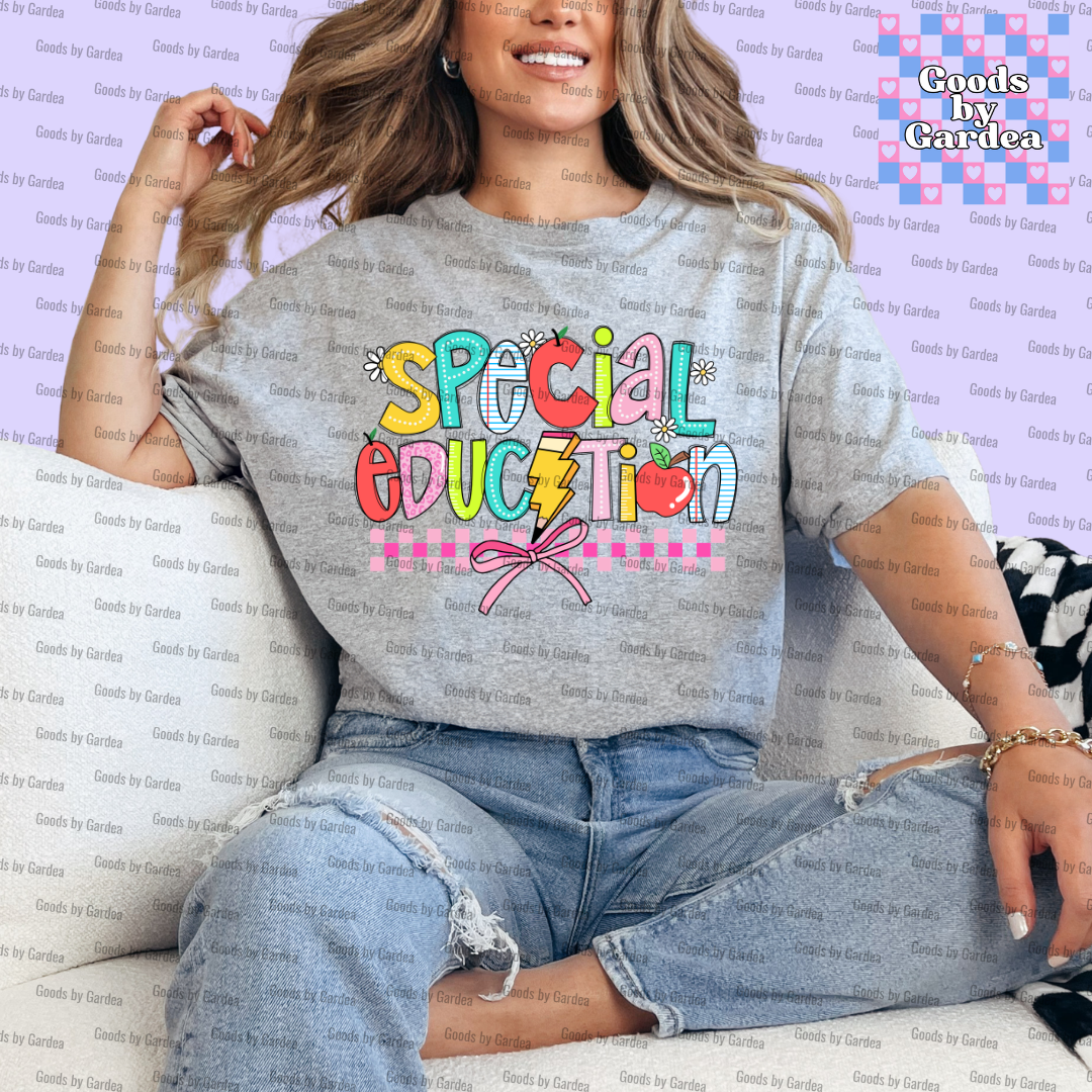 Special Education Bow Shirt