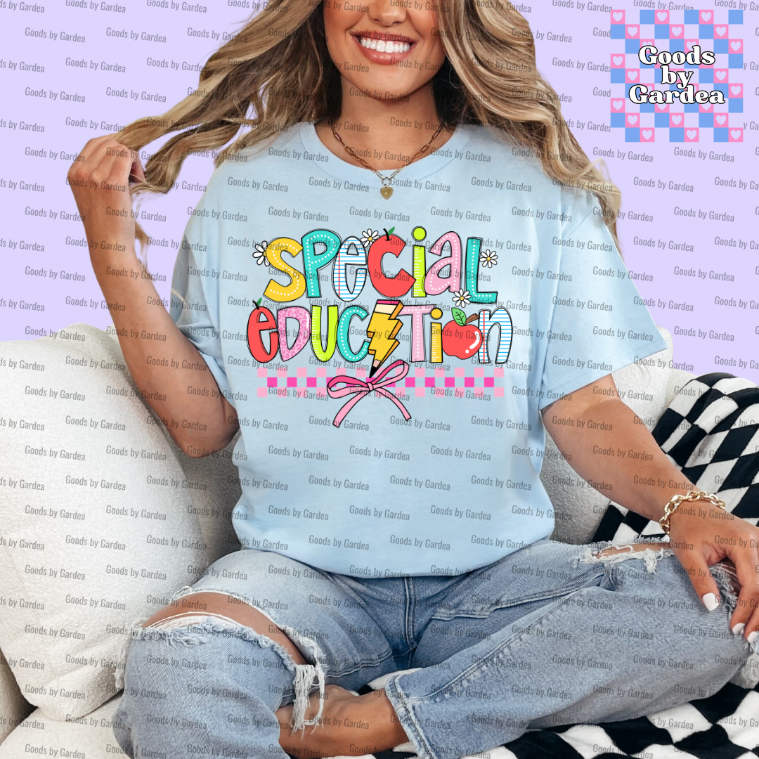 Special Education Bow Shirt