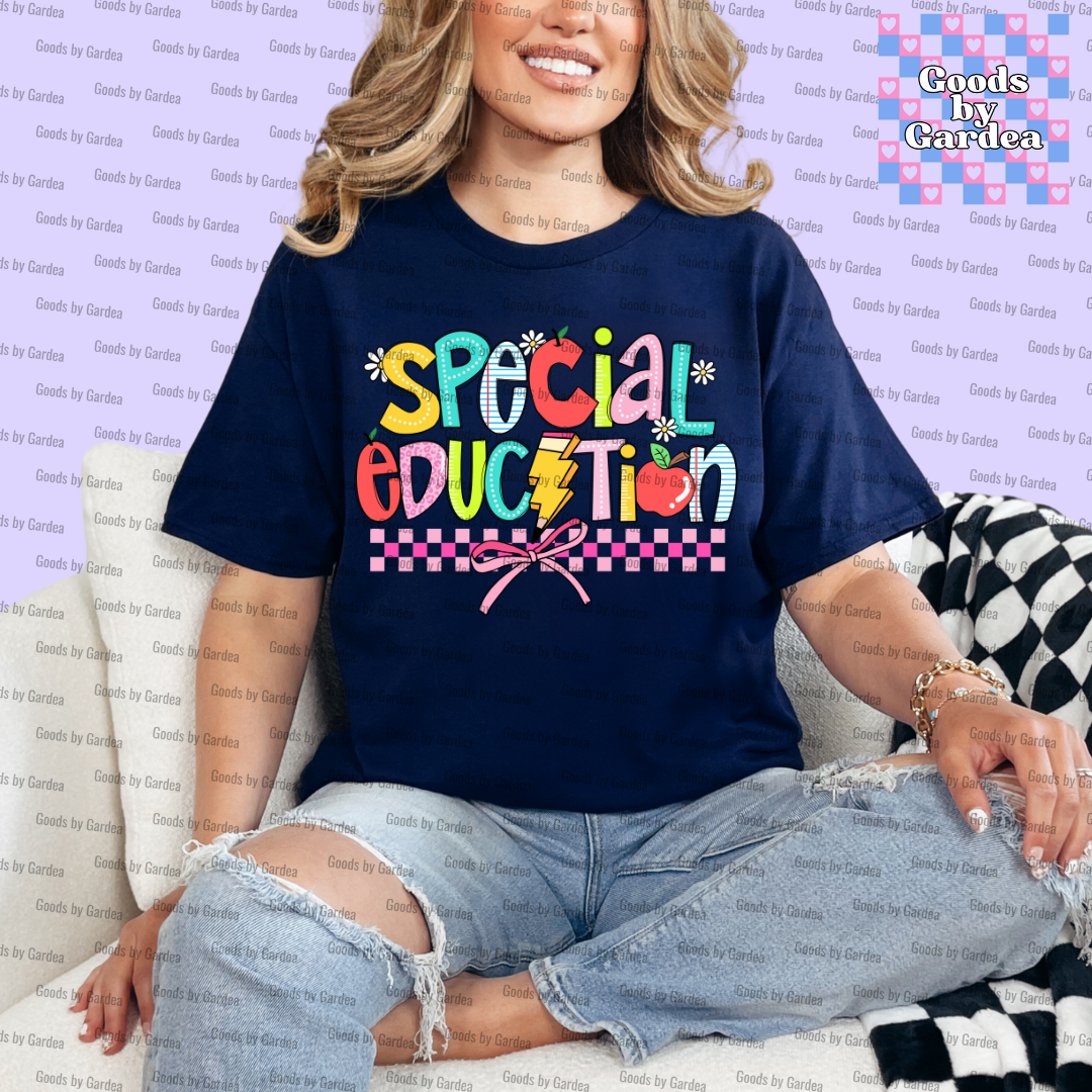 Special Education Bow Shirt