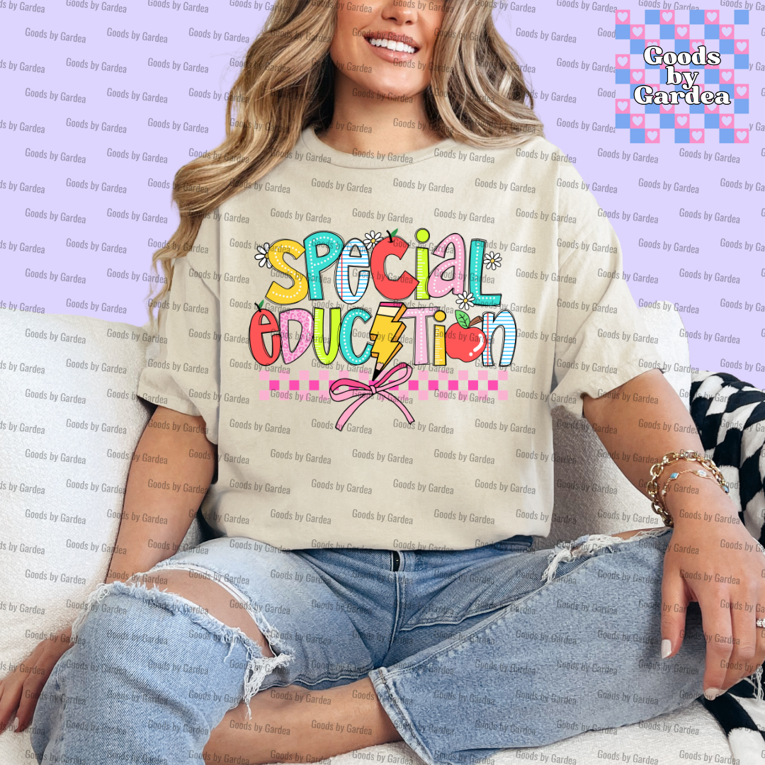 Special Education Bow Shirt