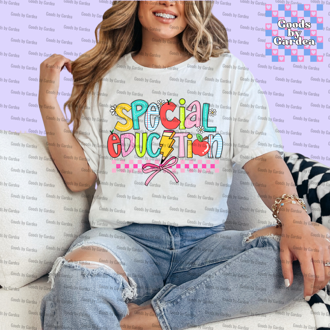 Special Education Bow Shirt