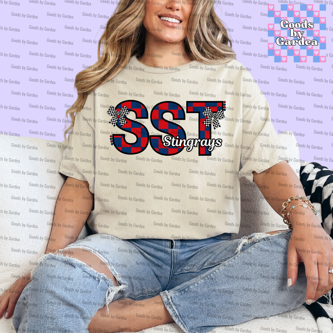 Checkered SST Stingrays Shirt