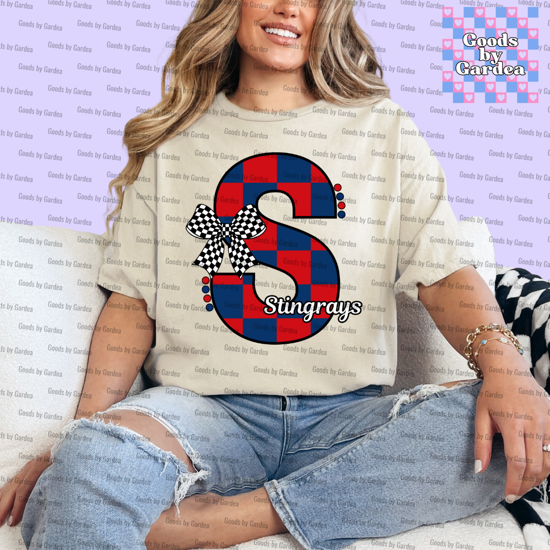 Checkered S Stingrays Shirt