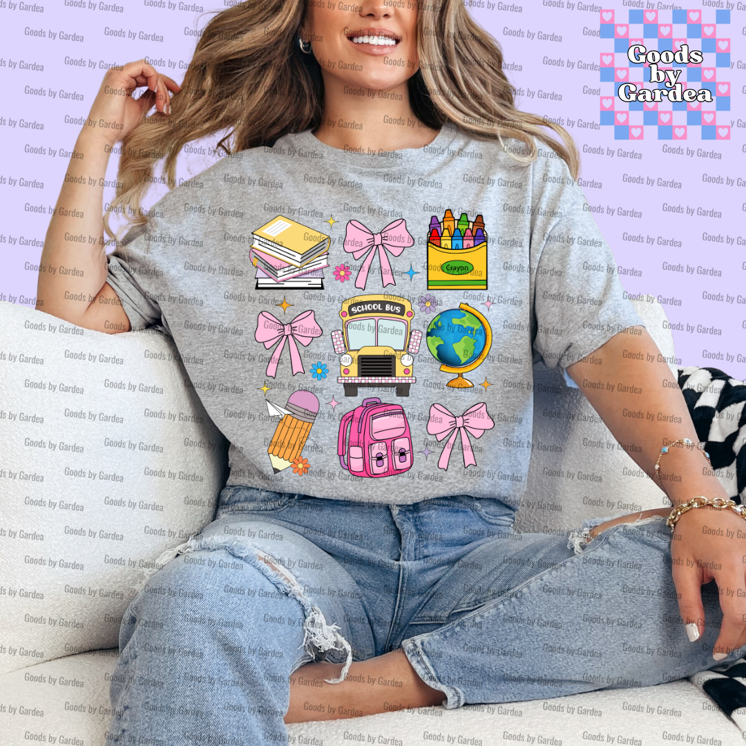 School Collage Shirt