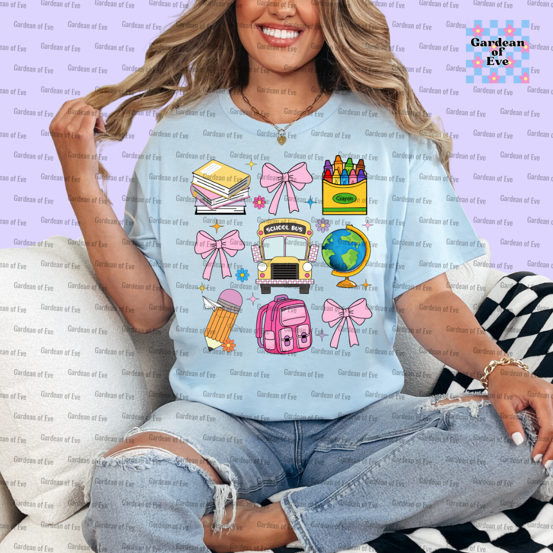 School Collage Shirt