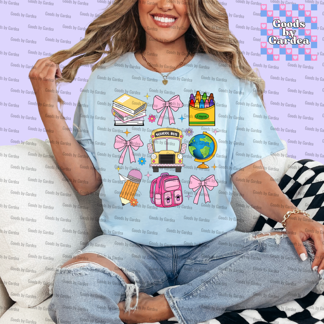 School Collage Shirt