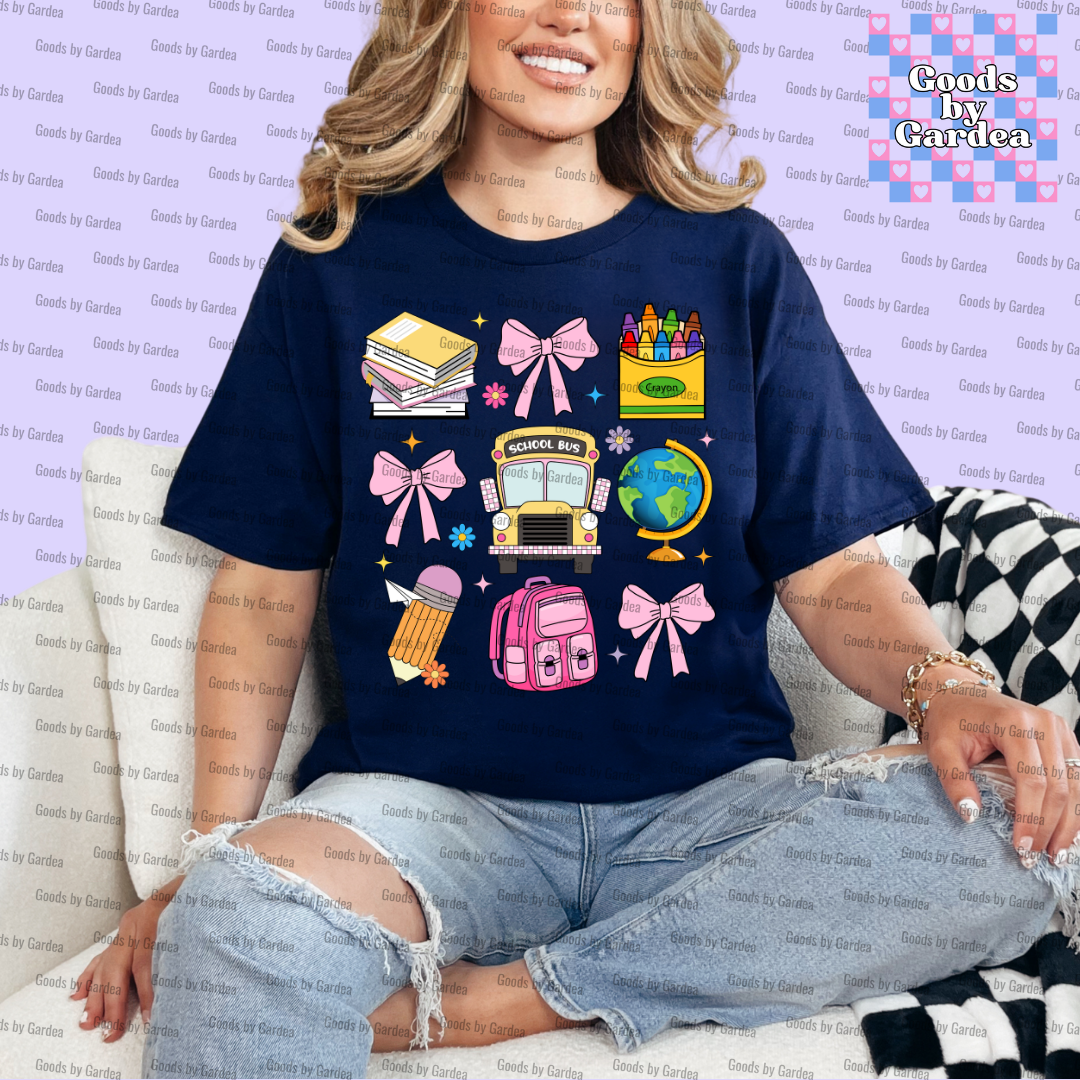 School Collage Shirt