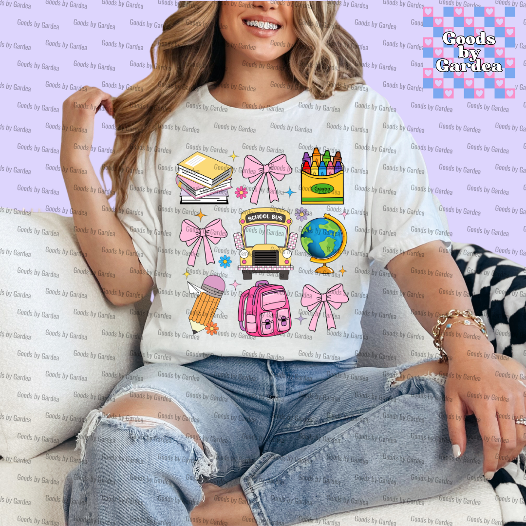 School Collage Shirt