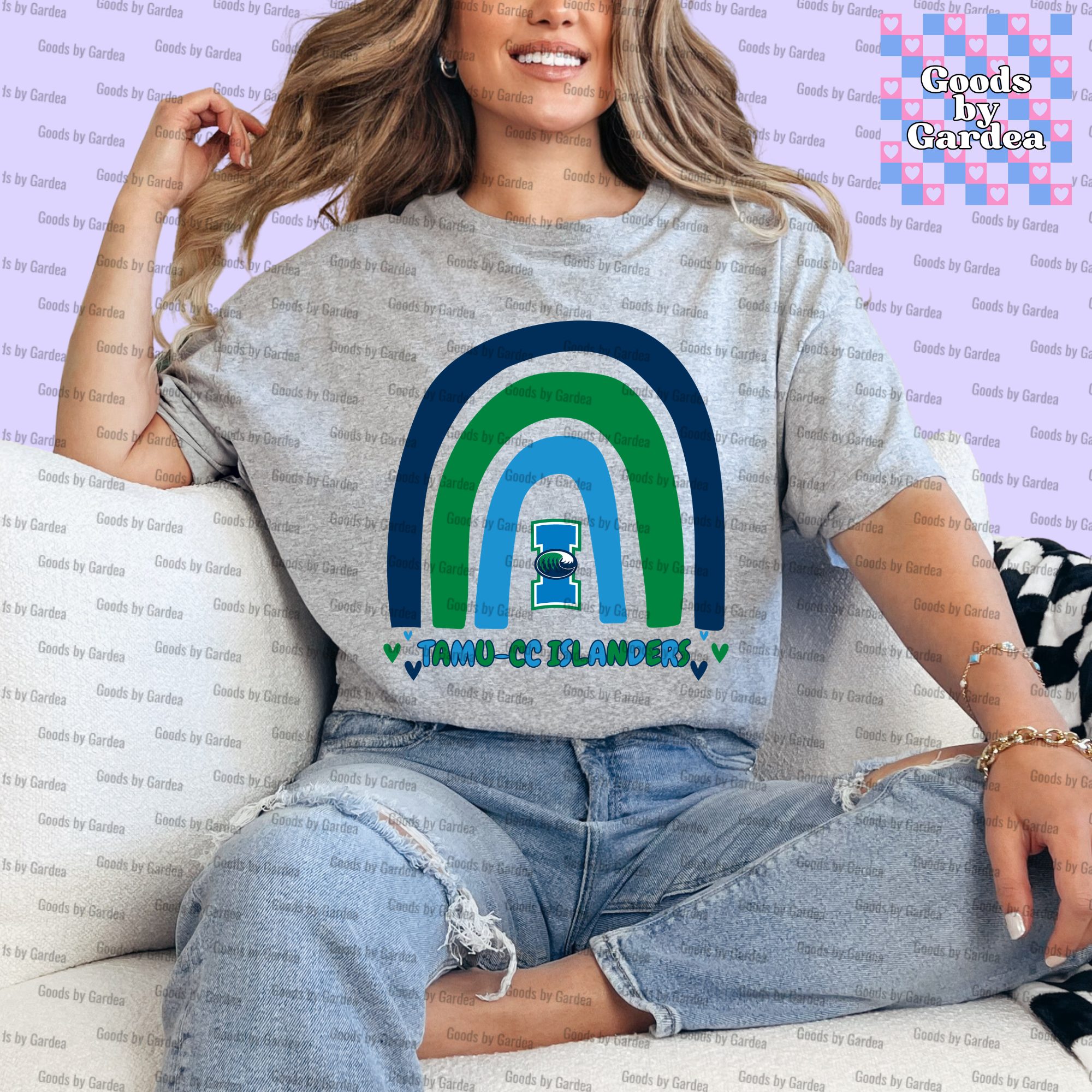 TAMU-CC Islanders Wave Rainbow Shirt