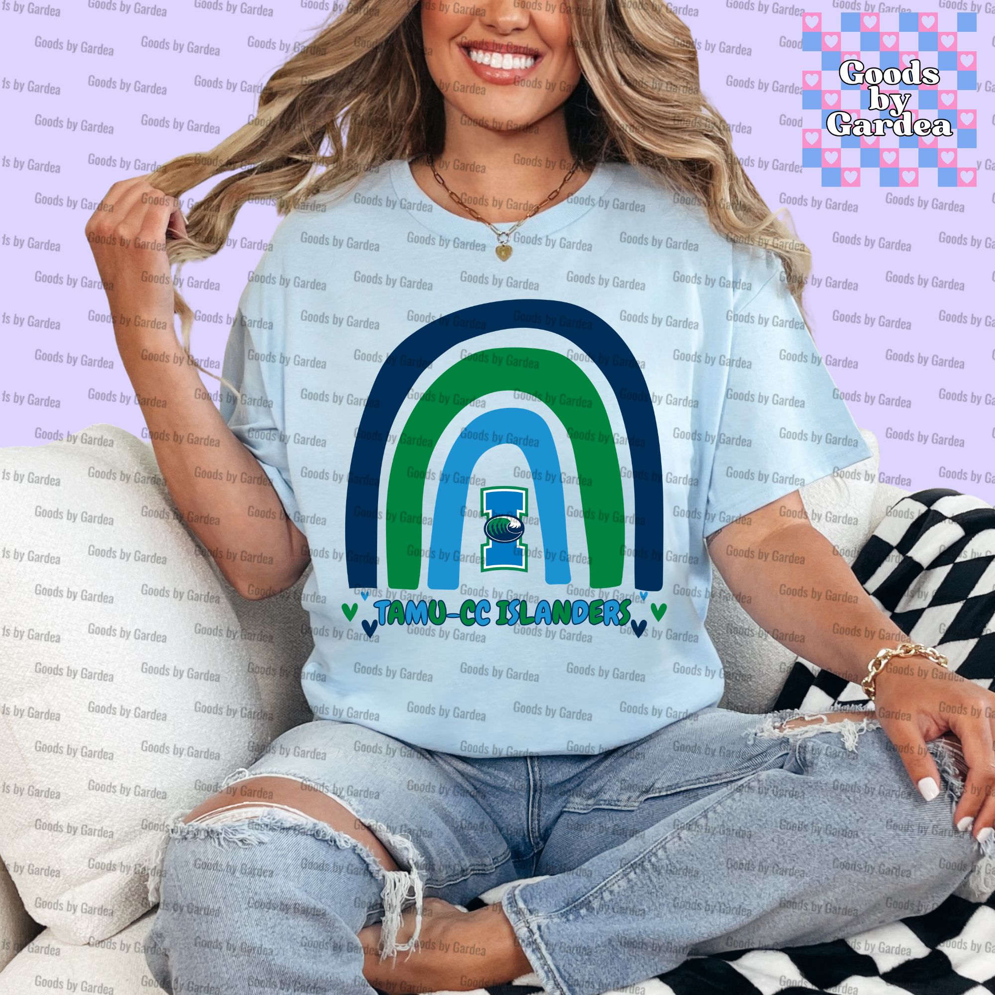 TAMU-CC Islanders Wave Rainbow Shirt