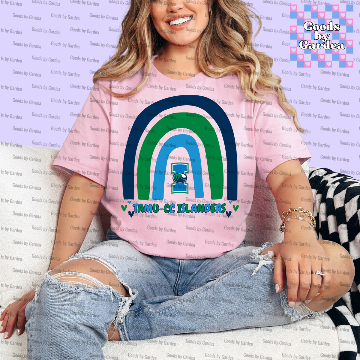 TAMU-CC Islanders Wave Rainbow Shirt
