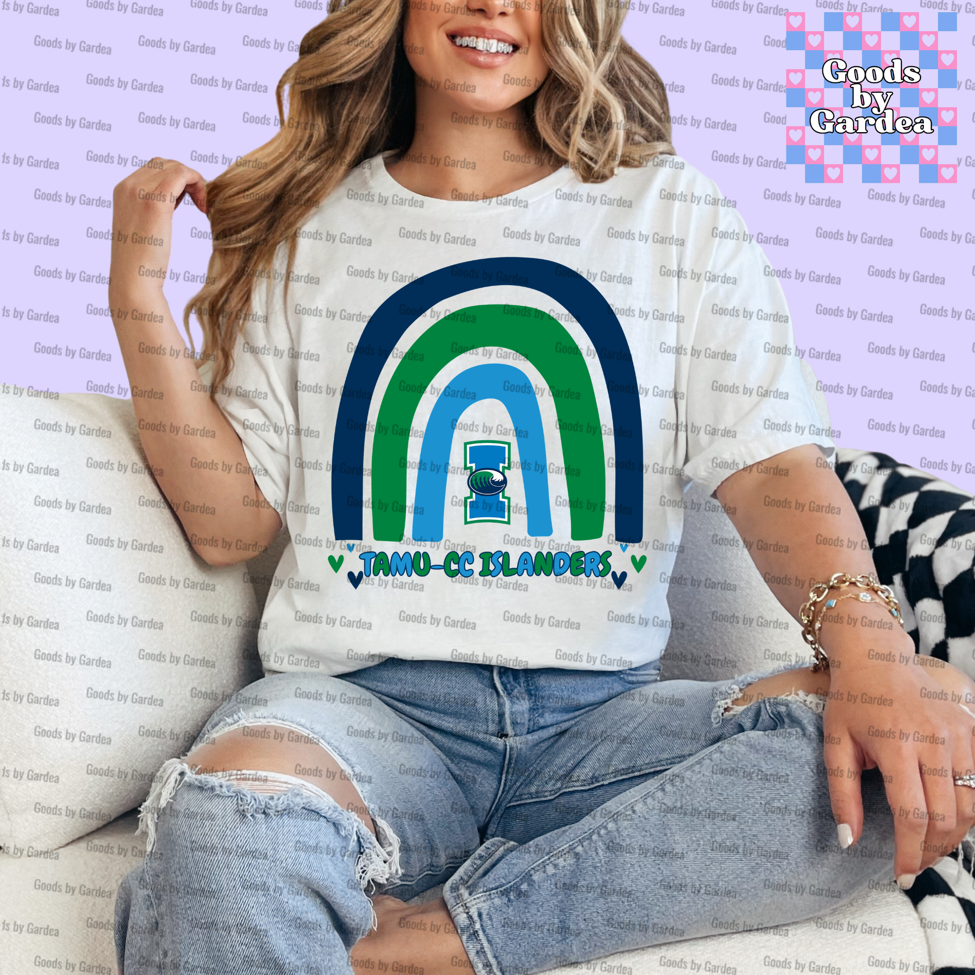 TAMU-CC Islanders Wave Rainbow Shirt