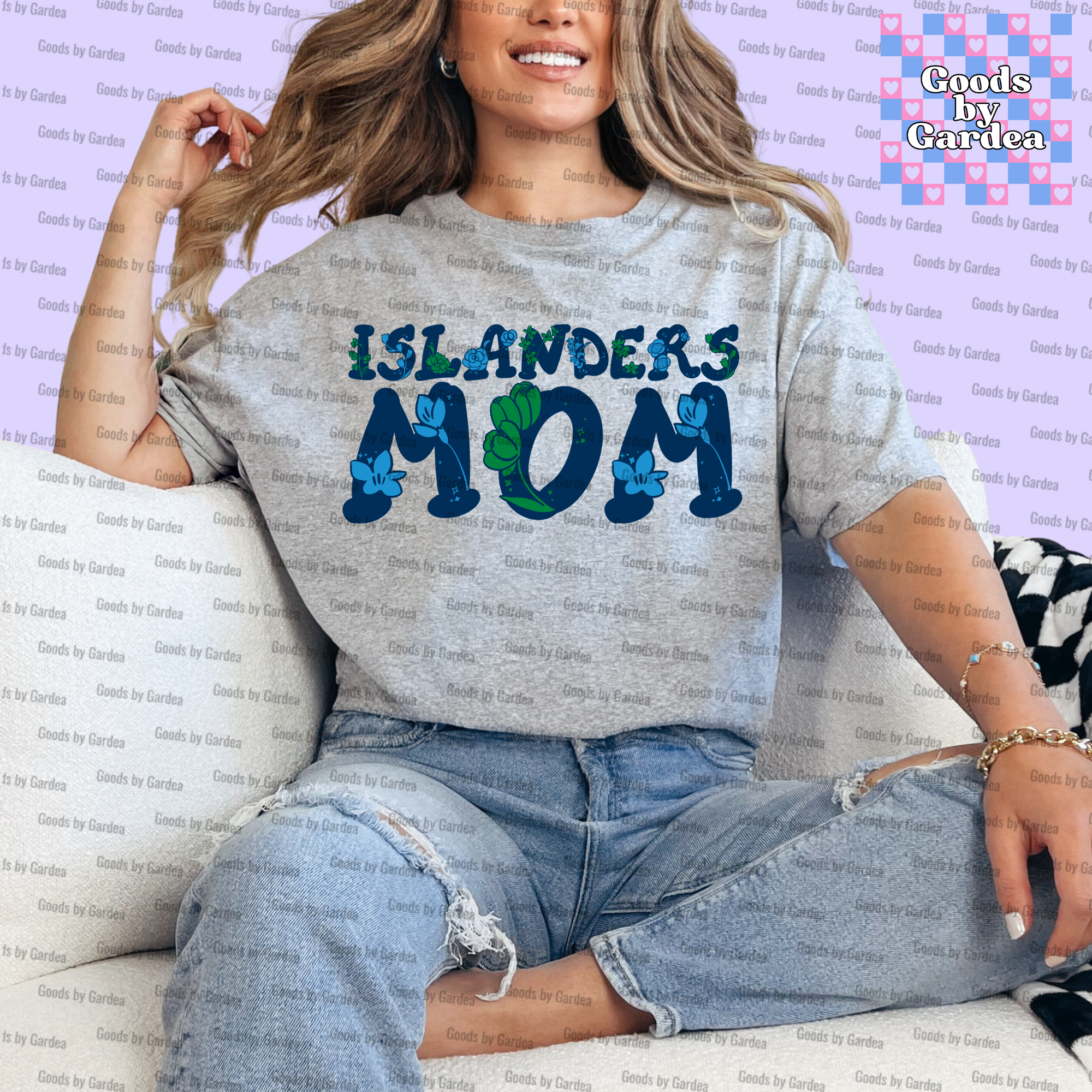 TAMU-CC Floral Mom Shirt