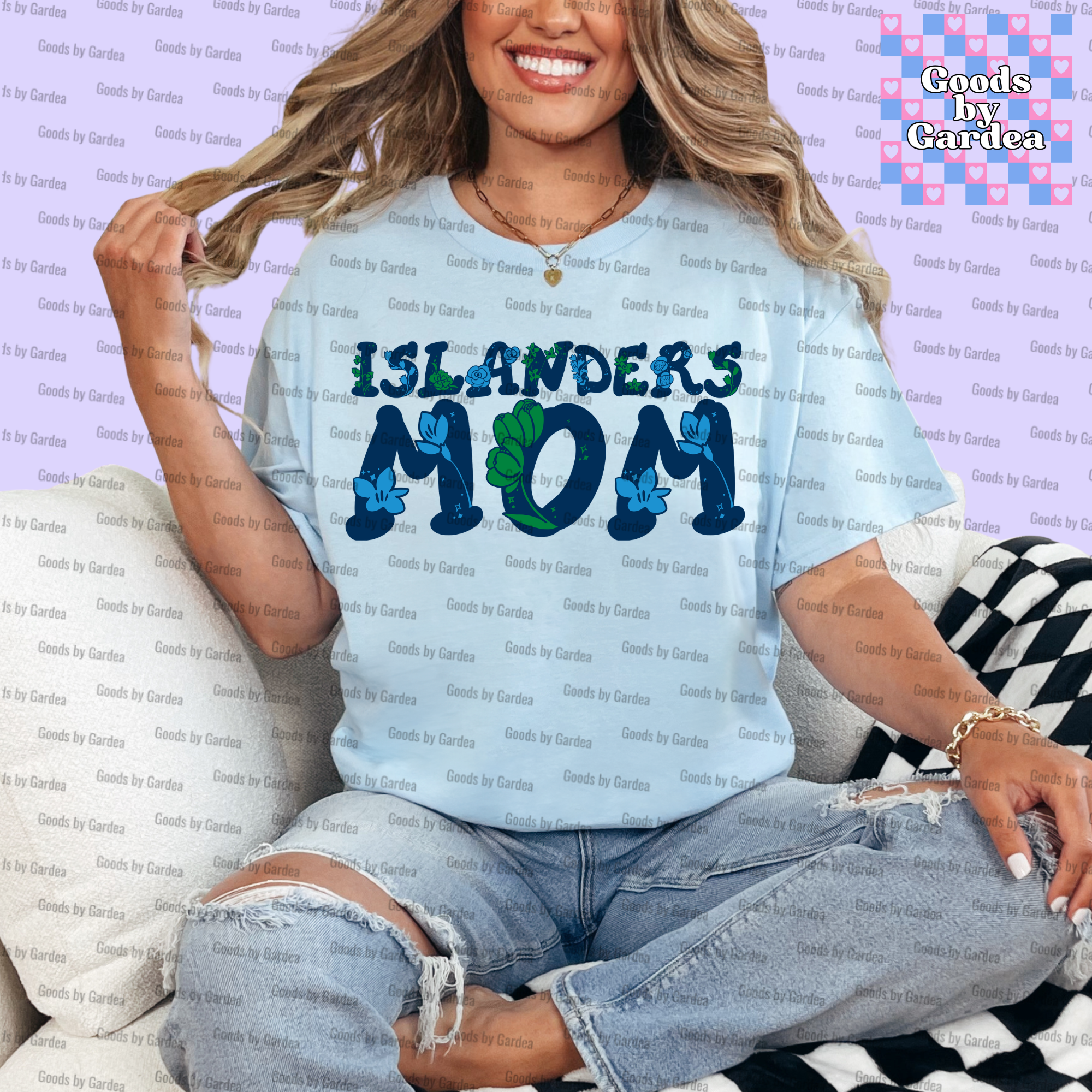 TAMU-CC Floral Mom Shirt