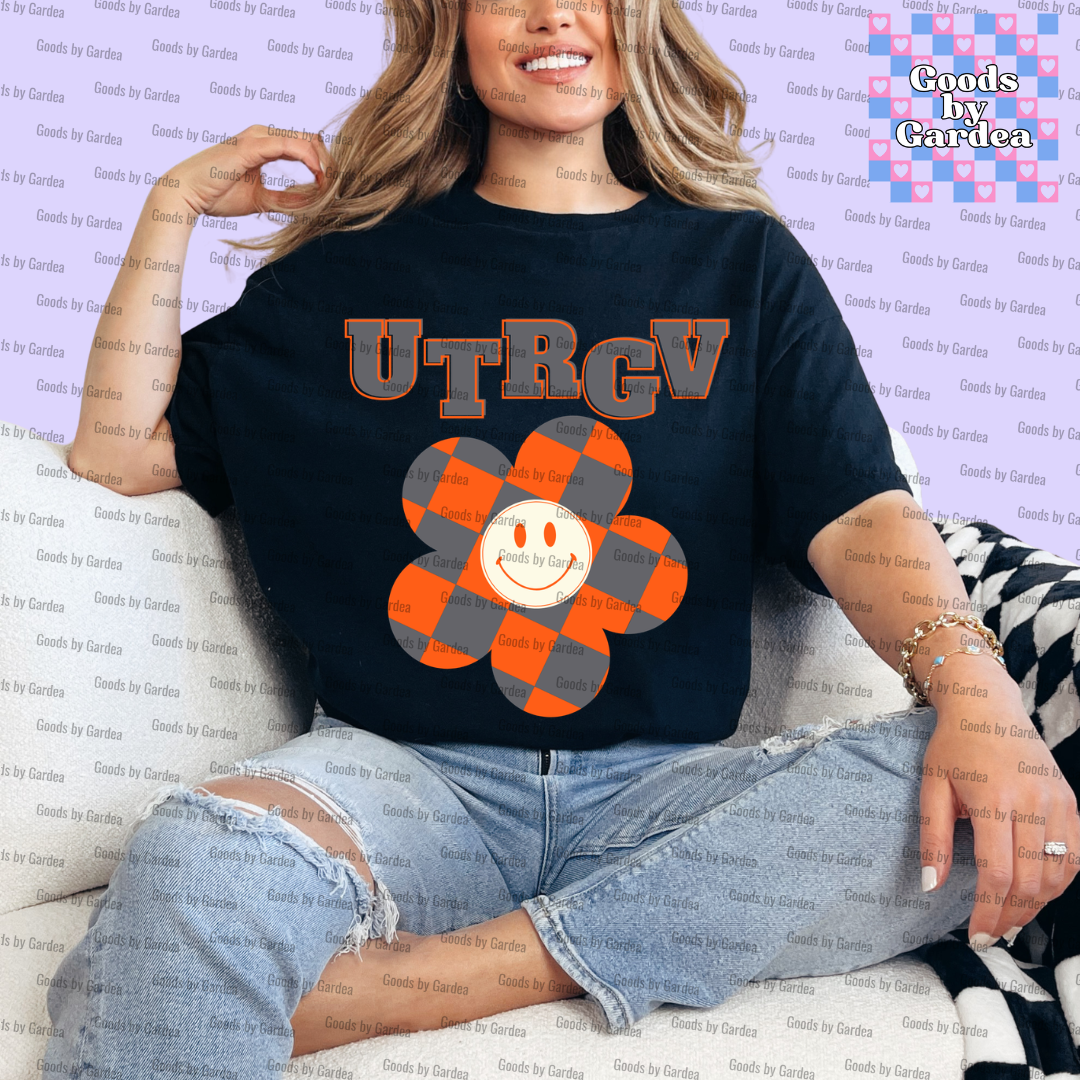 UTRGV Retro Flower Shirt