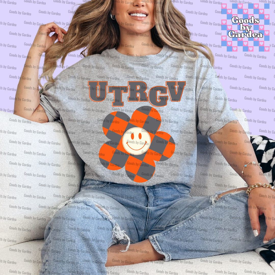 UTRGV Retro Flower Shirt