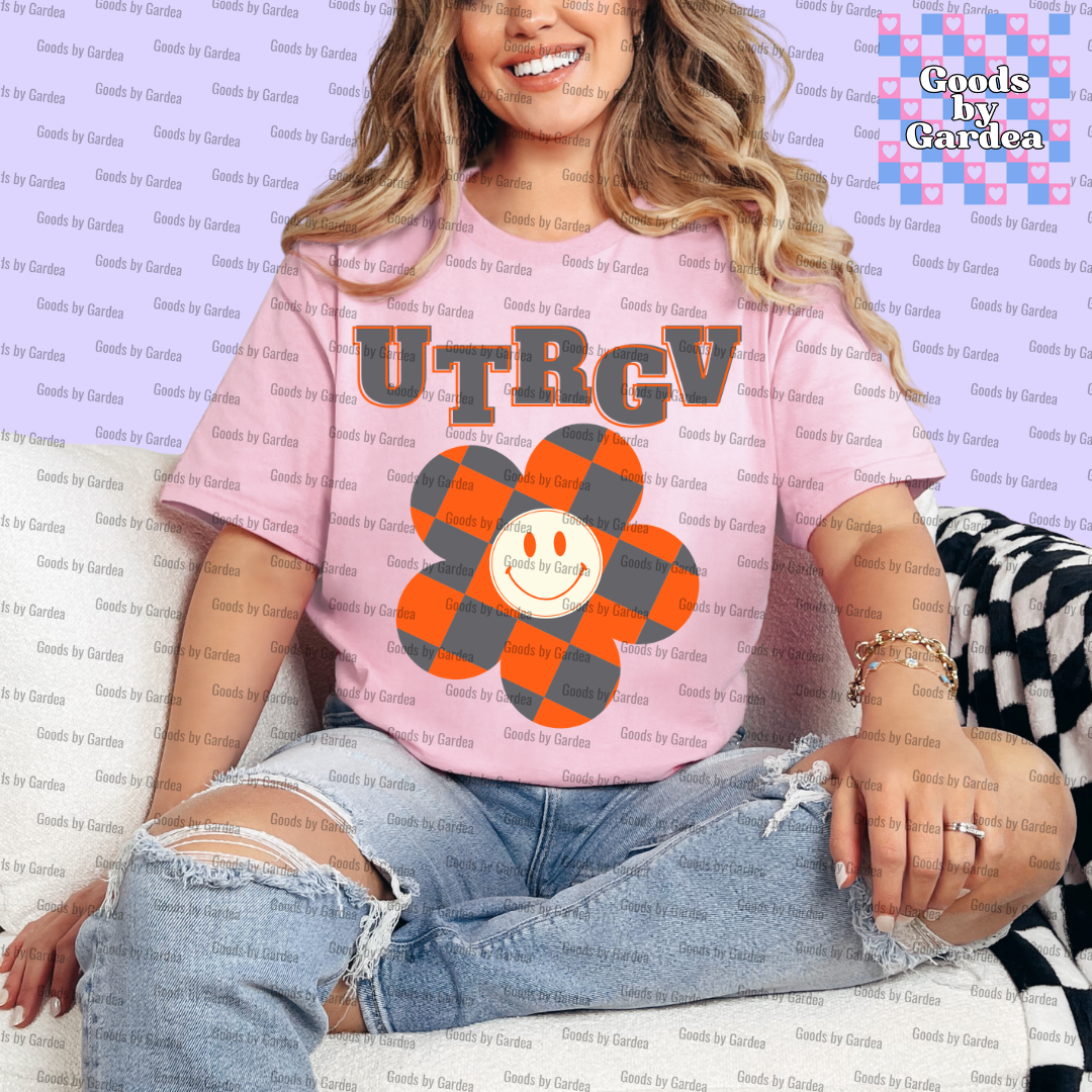 UTRGV Retro Flower Shirt